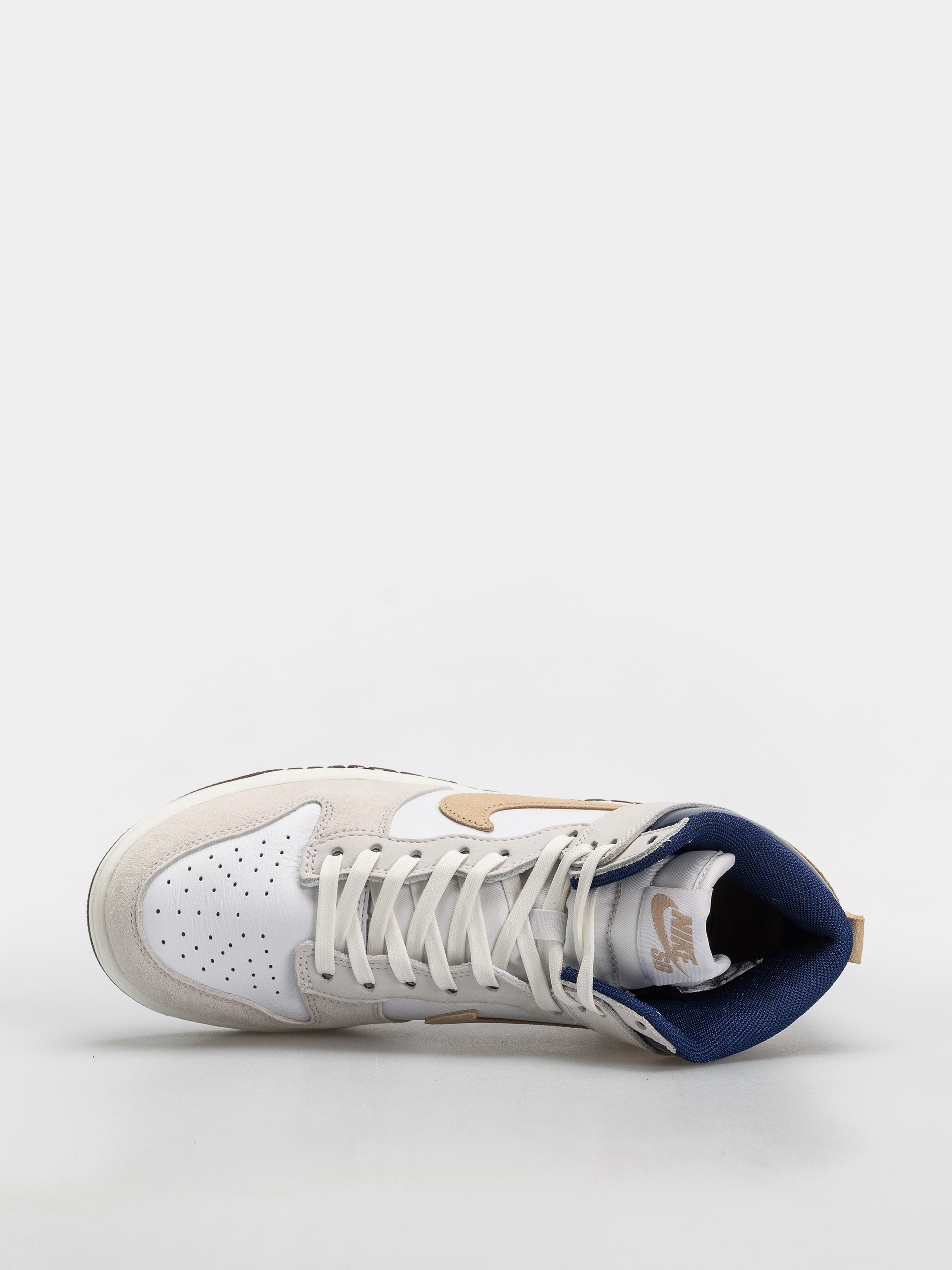 Nike SB Dunk High Pro QS Beyond Cipők (white/ivorysand duneblue void)