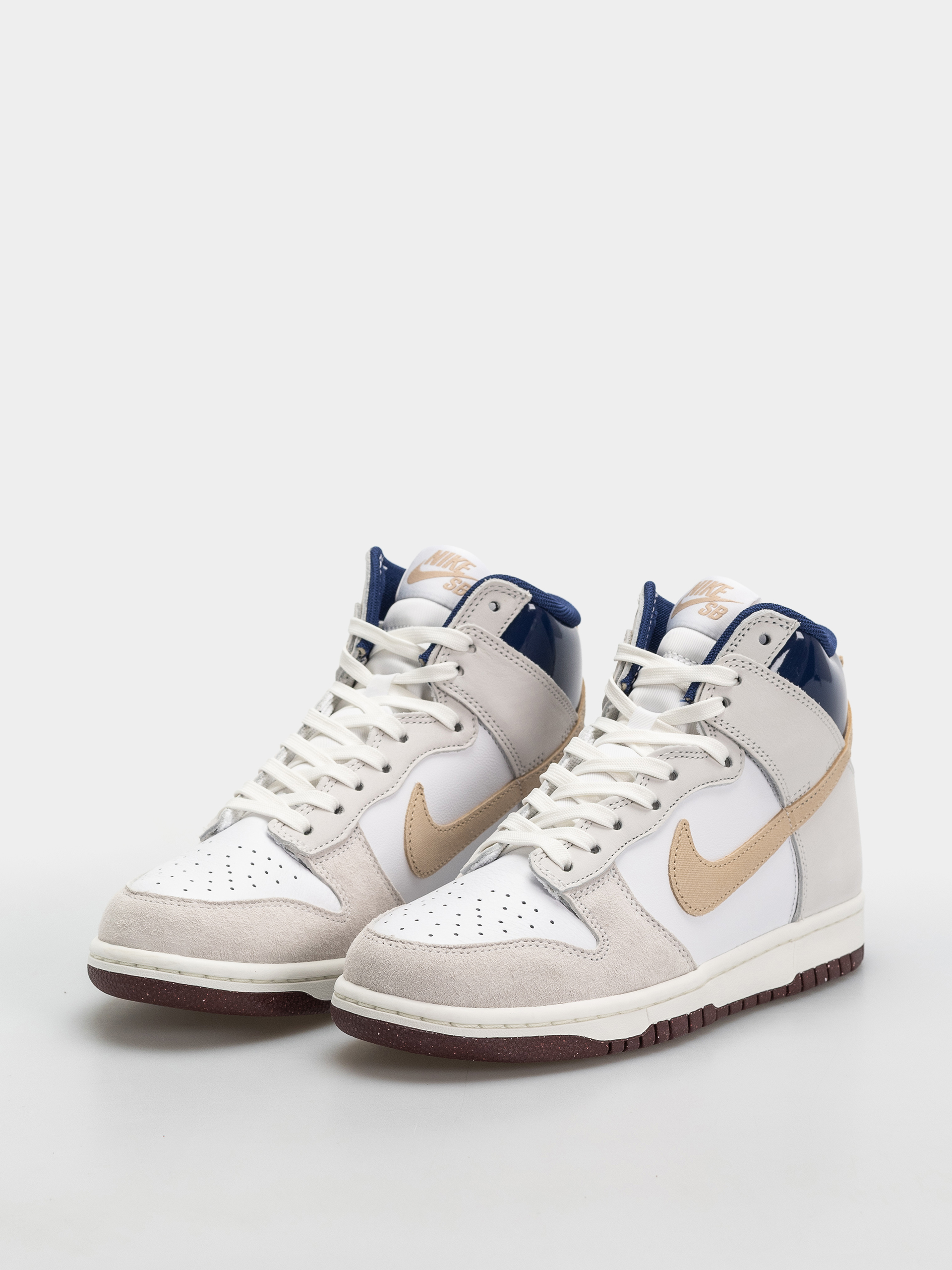 Nike SB Dunk High Pro QS Beyond Cipők (white/ivorysand duneblue void)