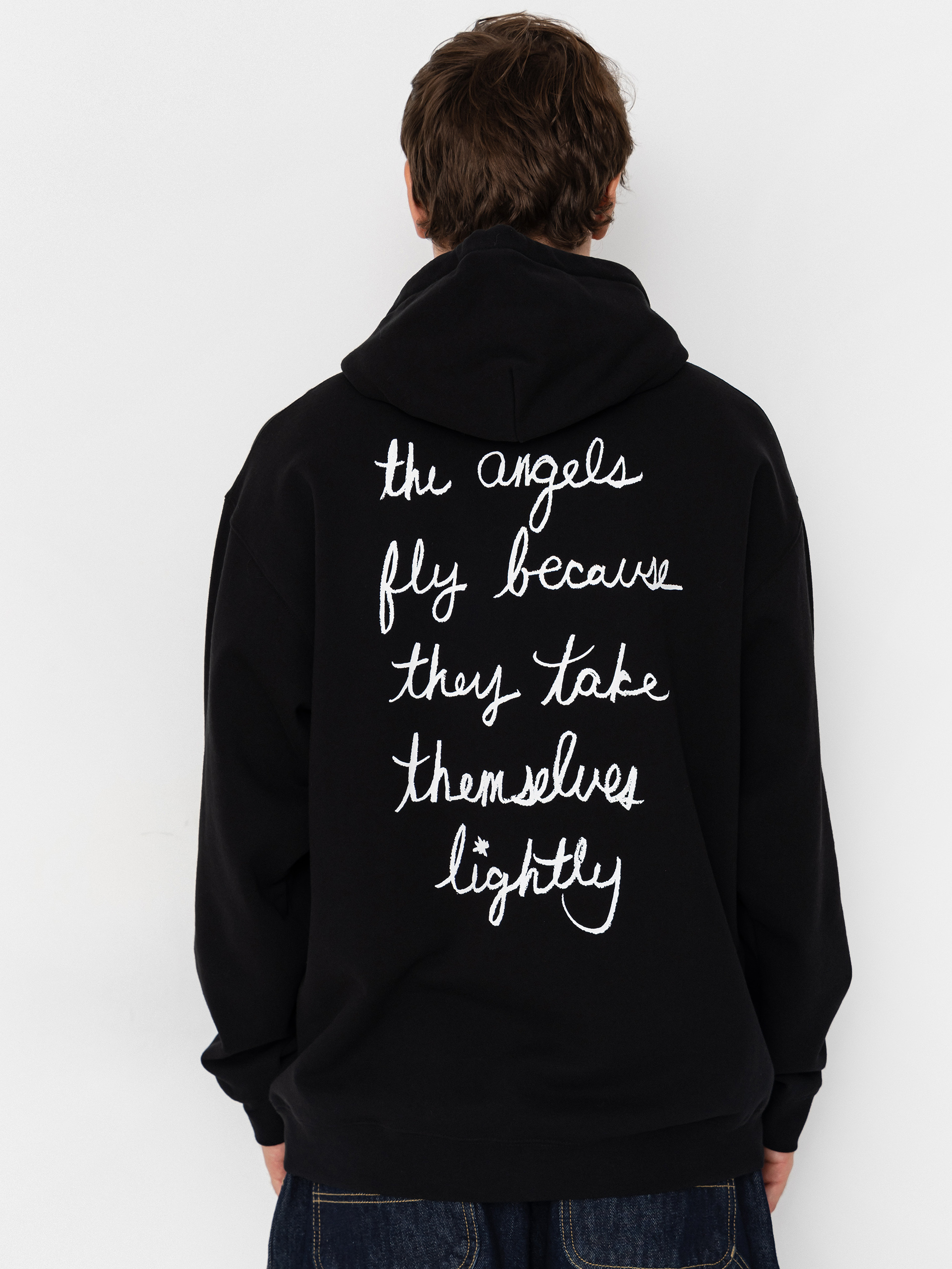 HUF The Angels Fly HD Kapucnis pulóver (black)