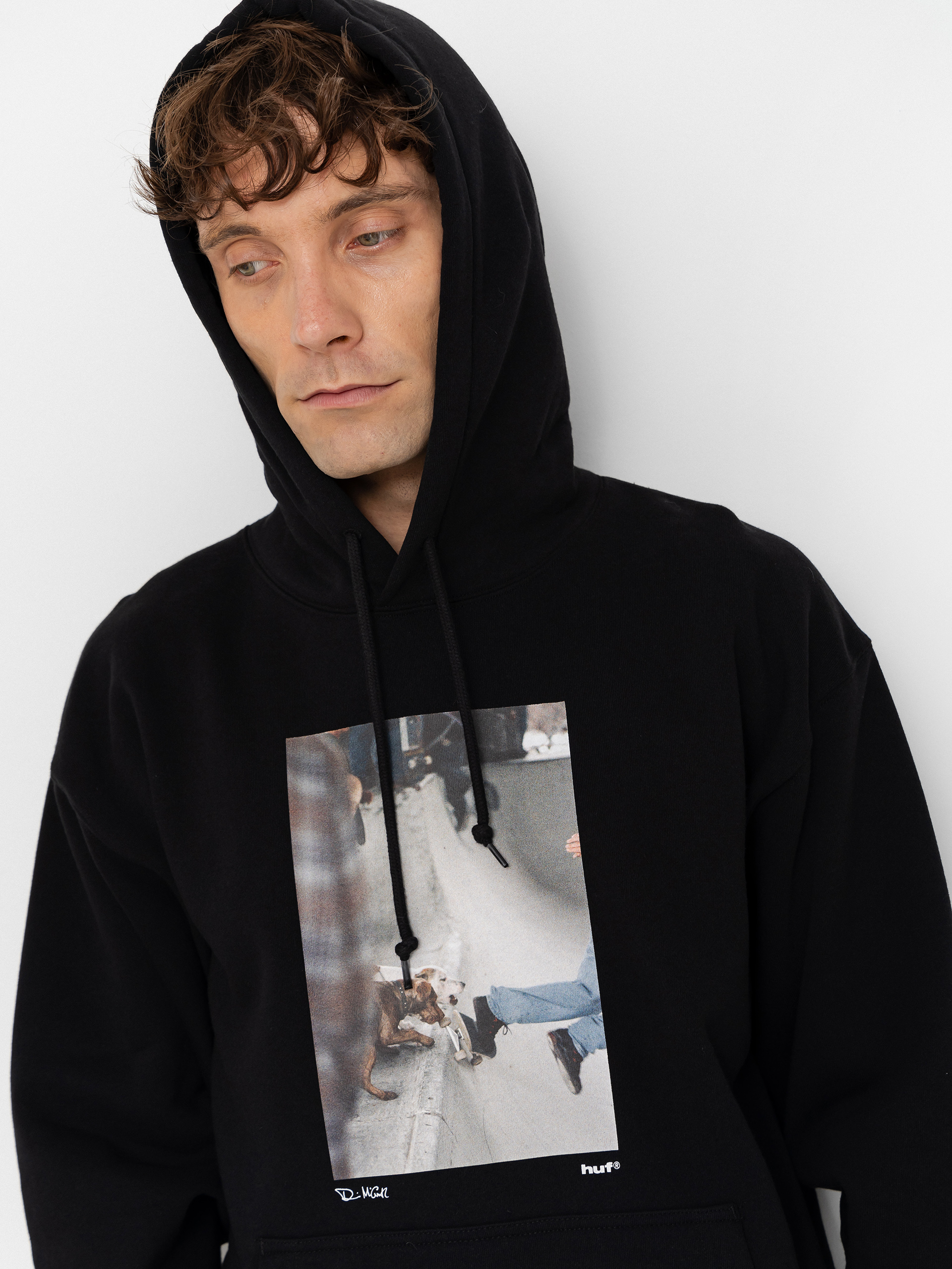 HUF The Angels Fly HD Kapucnis pulóver (black)