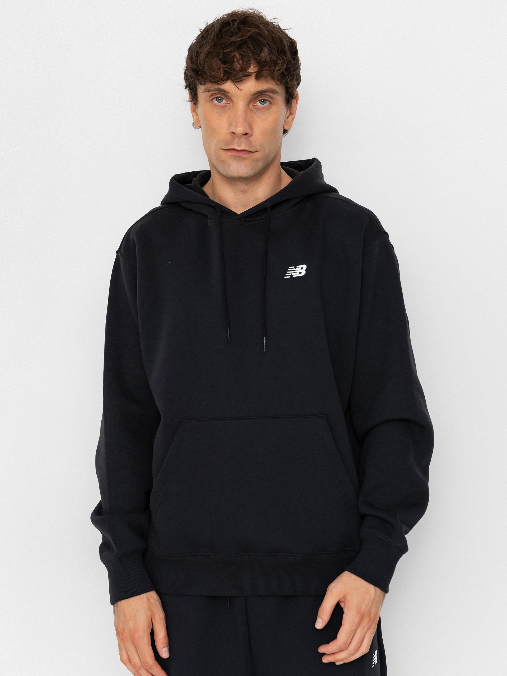 New Balance Sport Essentials Fleece HD Kapucnis pulóver (black)