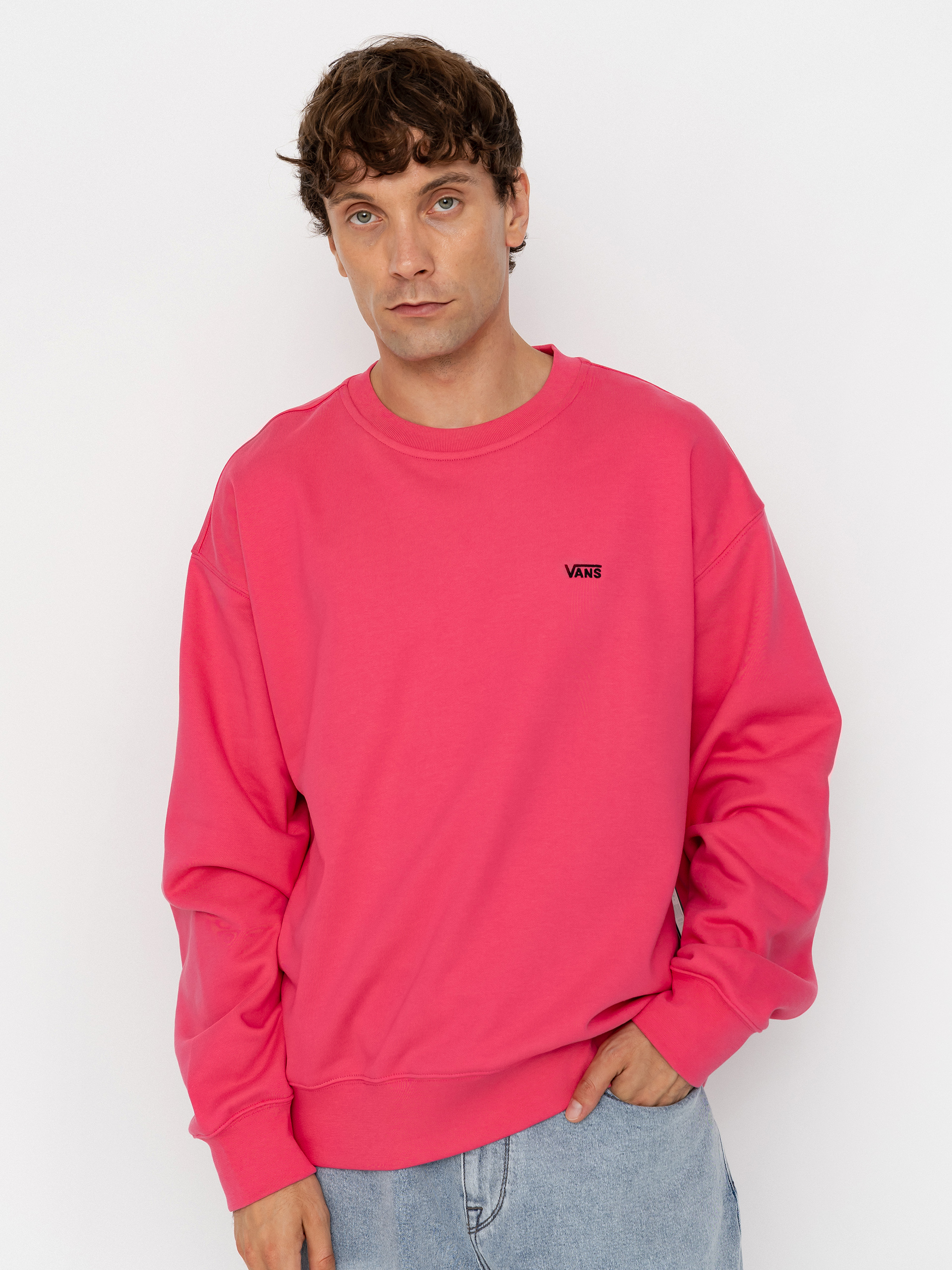Pulóver Vans Left Chest II (pink velvet)