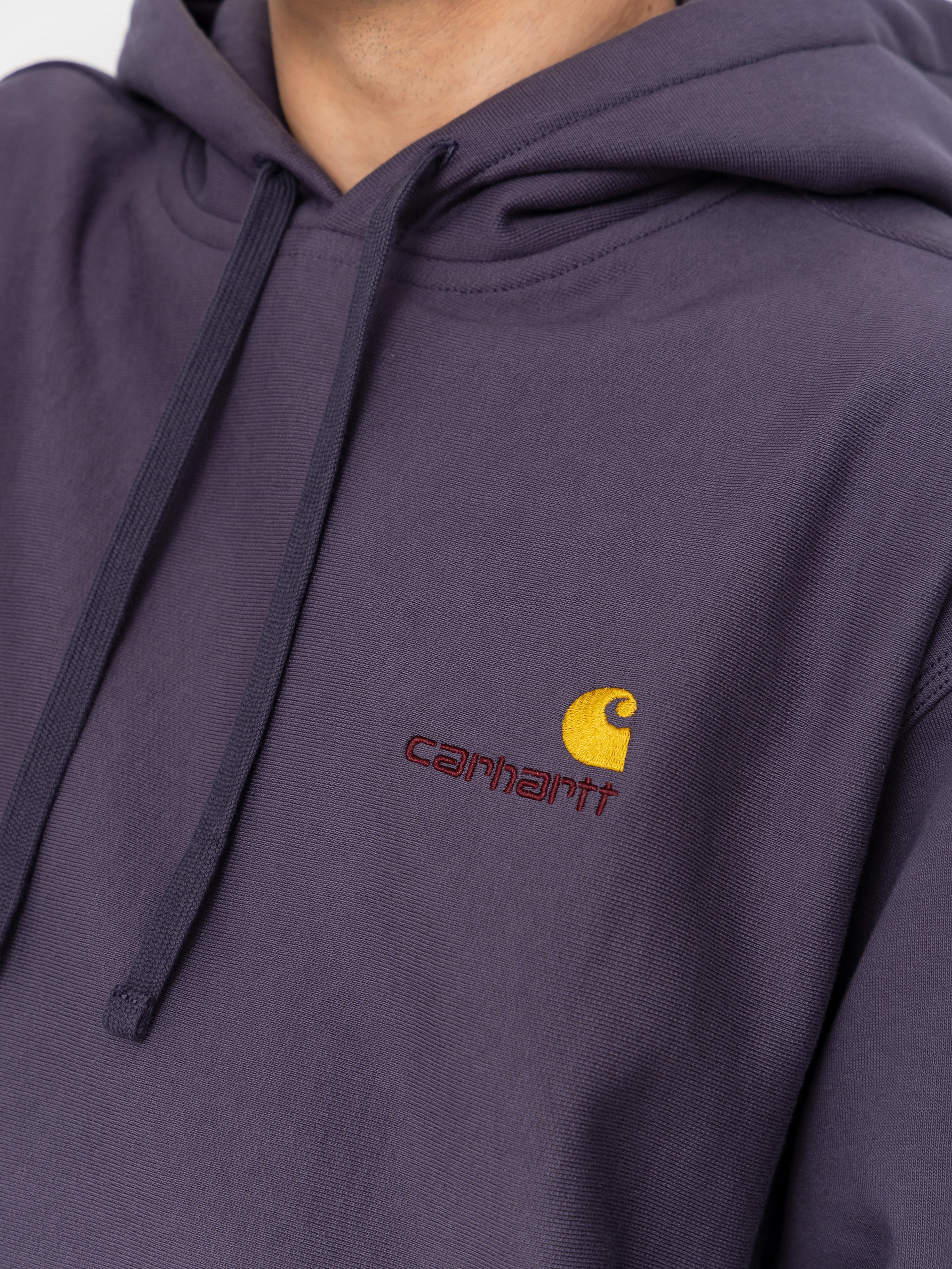Carhartt WIP American Script HD Kapucnis pulóver (shady purple)
