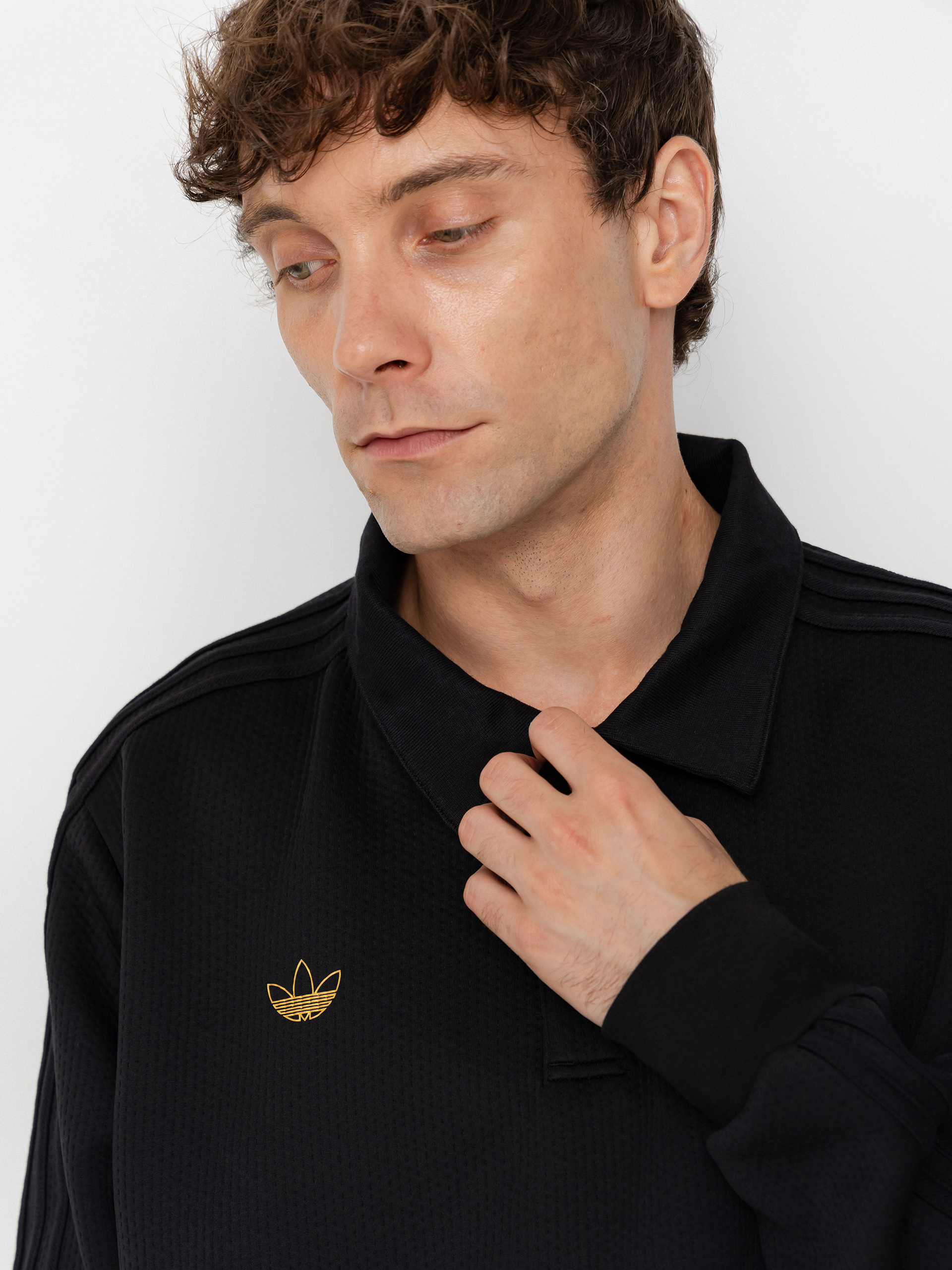 adidas Tysh Rugby Hosszú ujjú felső (black)