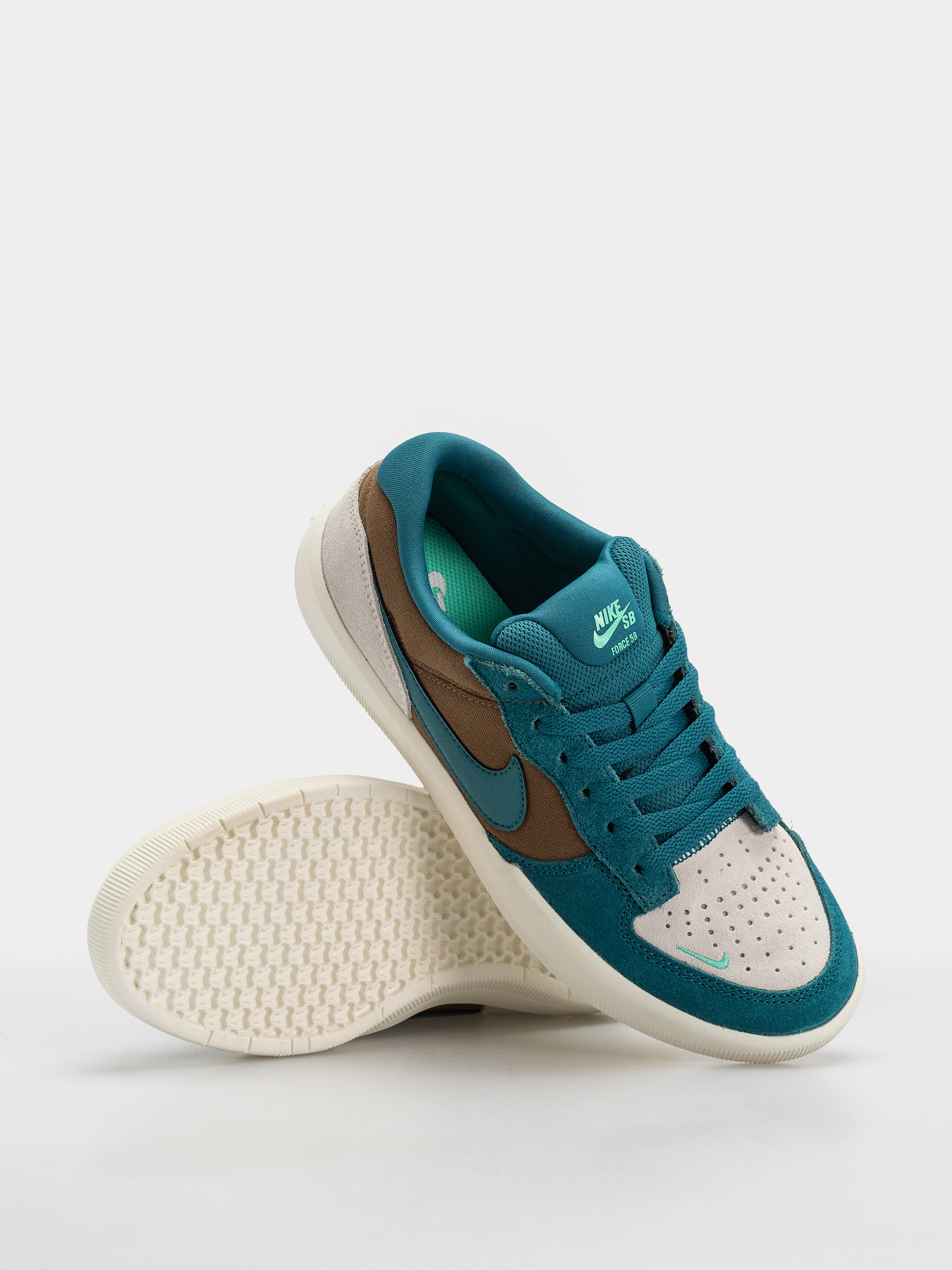 Cipők Nike SB Force 58 (mosswood brown/geode teal lt orewood brn)