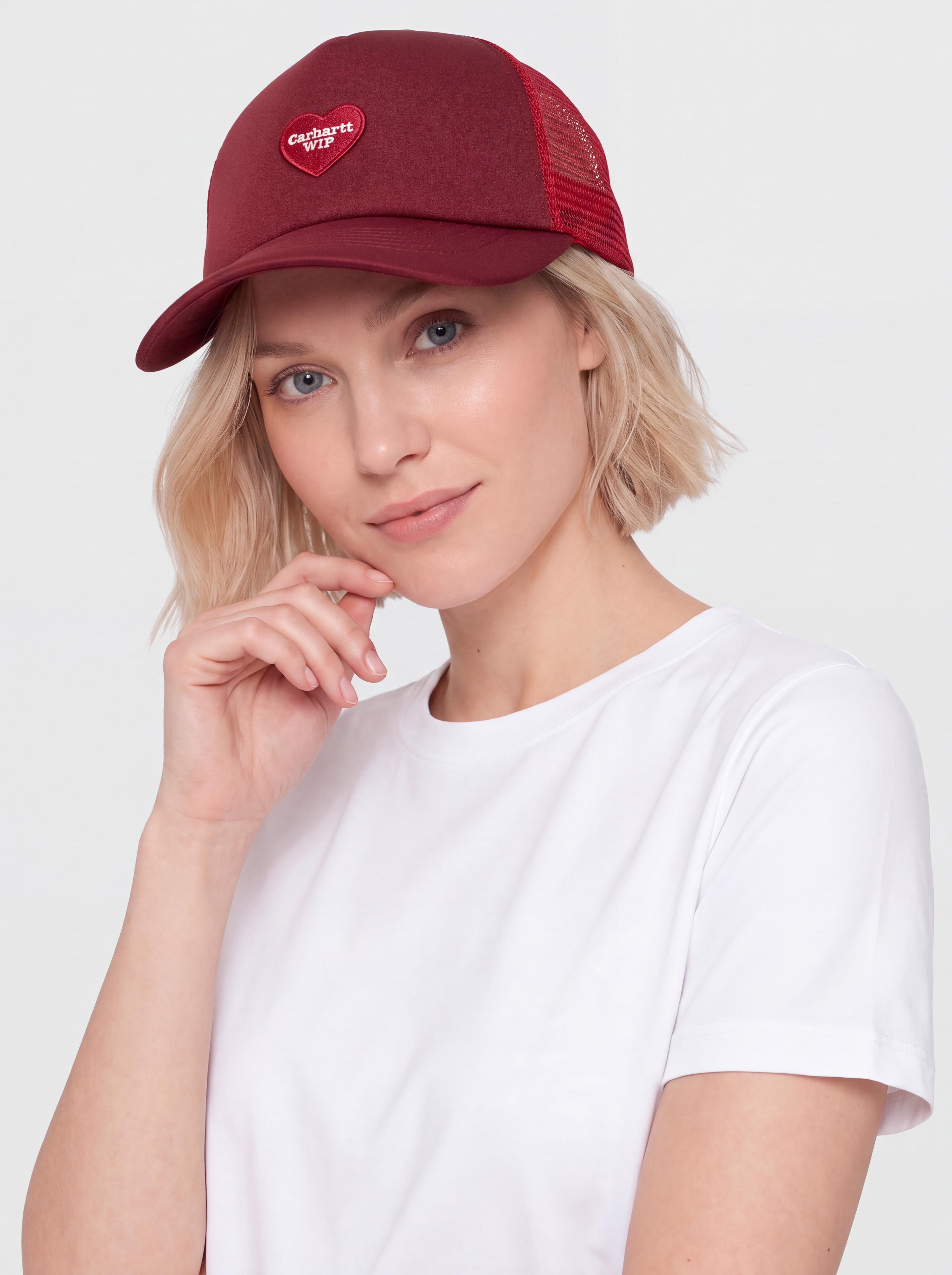 Carhartt WIP Heart Patch Trucker Baseball sapka (scarlet)
