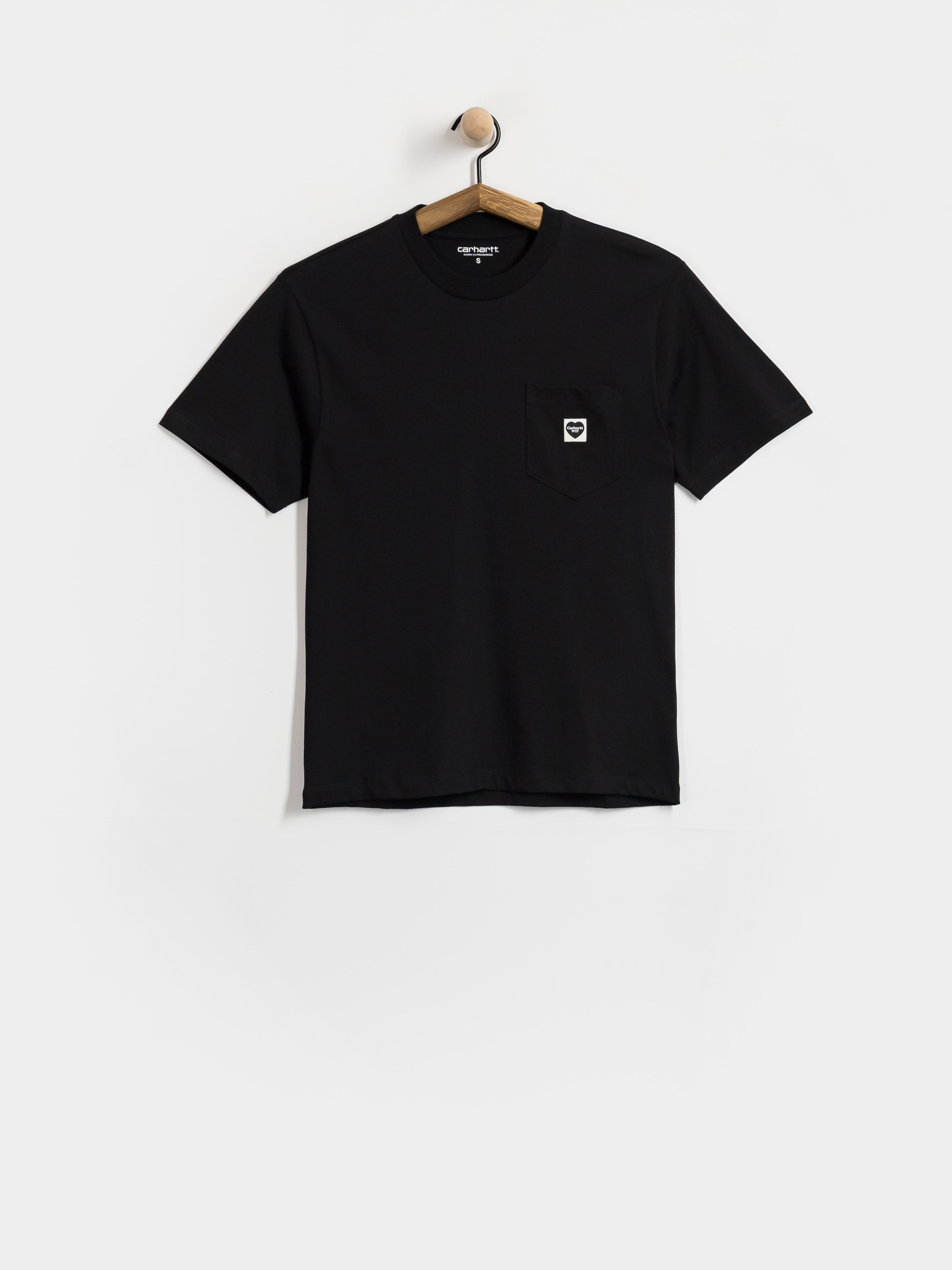 Carhartt WIP Pocket Small Heart Wmn Póló (black/black)