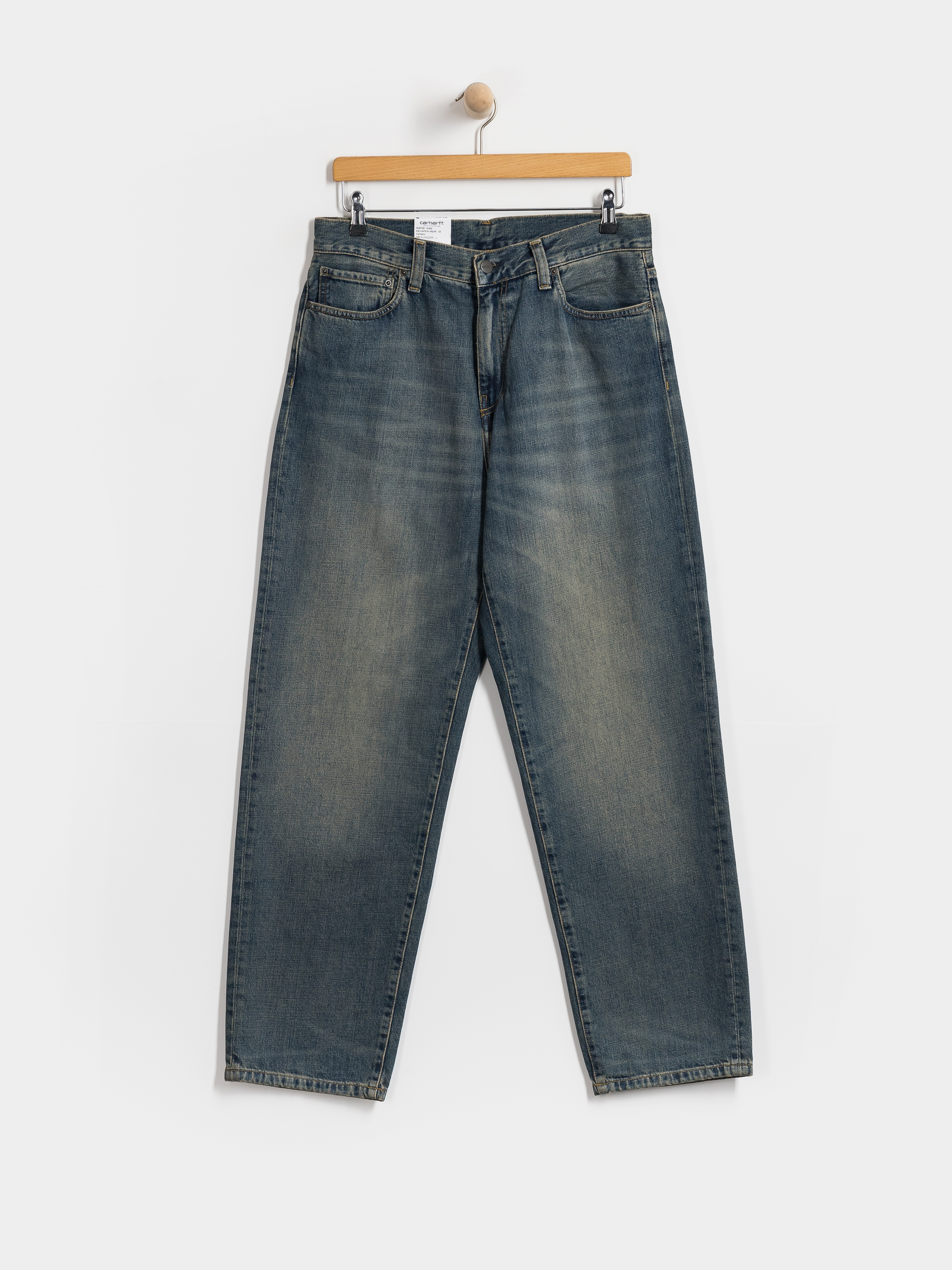 Carhartt WIP Aaron Kisnadrág (blue/worn used wash)