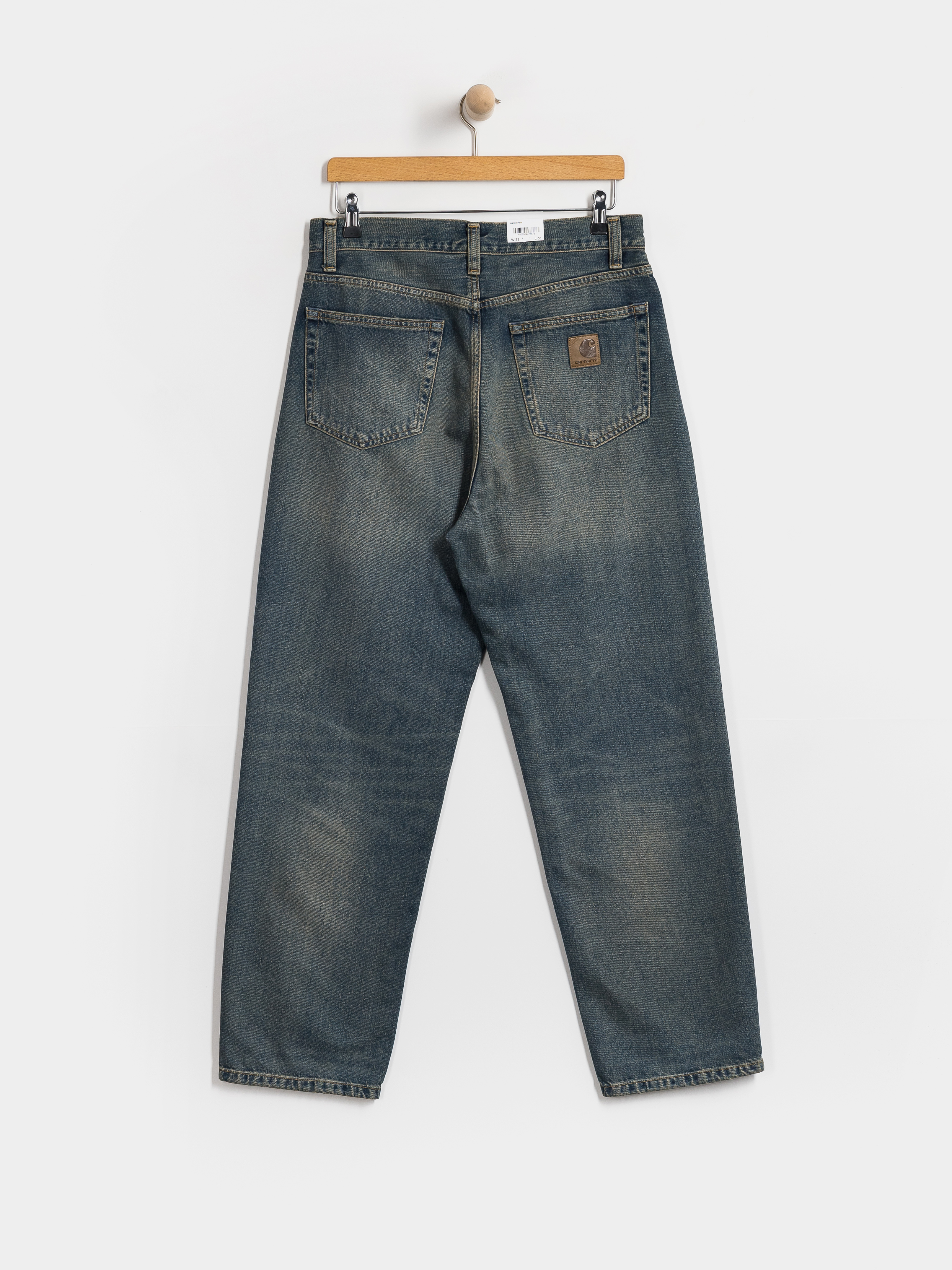 Carhartt WIP Aaron Kisnadrág (blue/worn used wash)