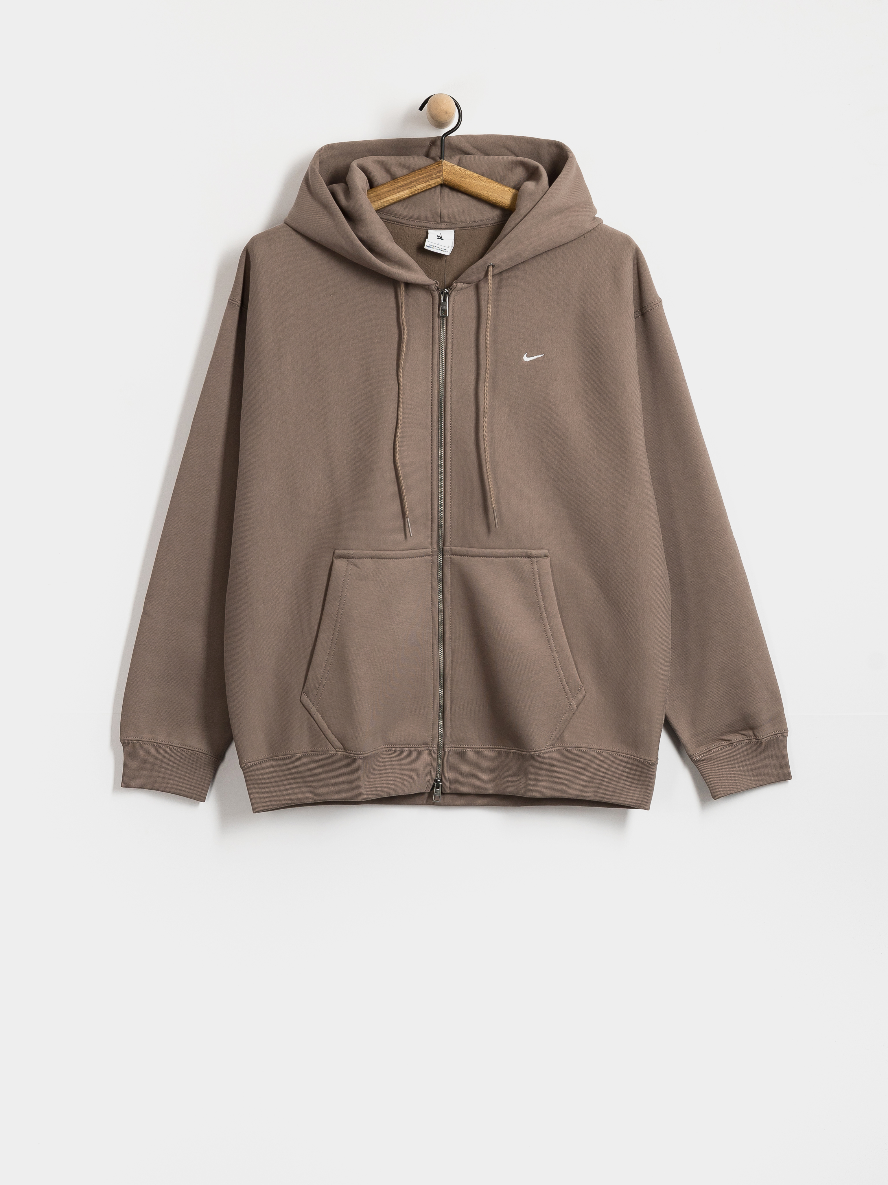 Nike SB Solo Swoosh ZHD Kapucnis pulóver (mink brown/mink brown/white)