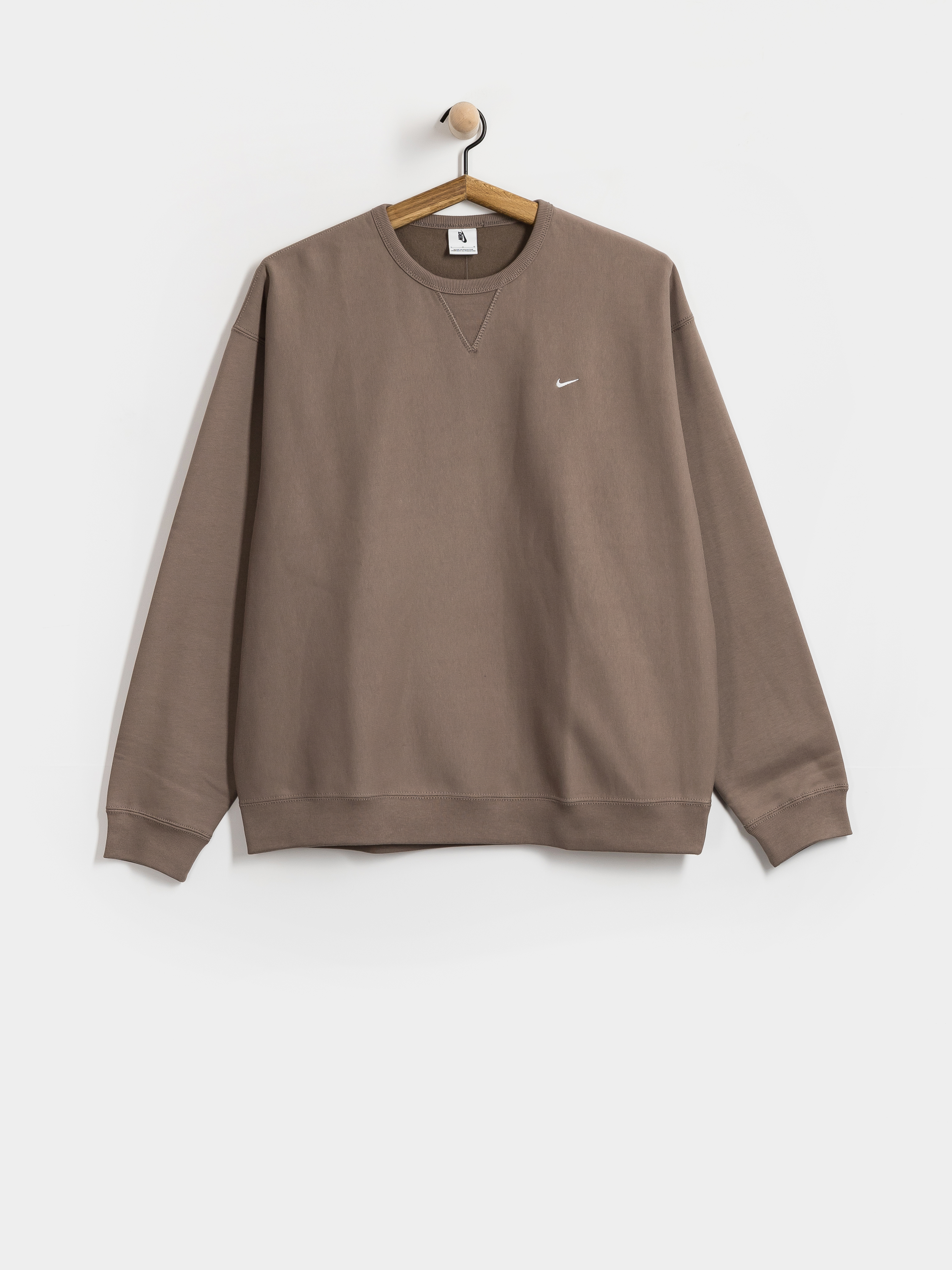 Nike SB Solo Swoosh Pulu00f3ver (mink brown/white)