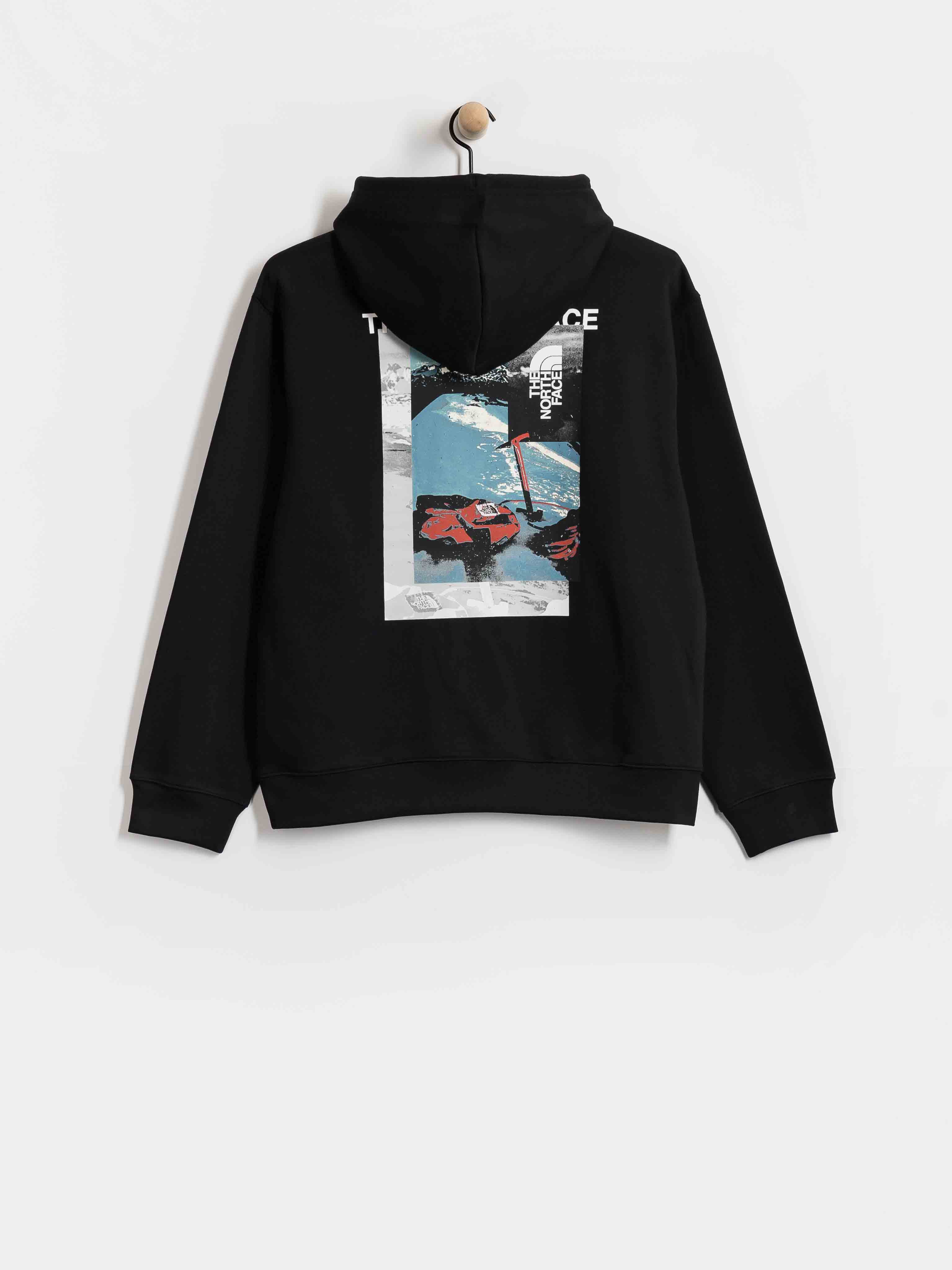The North Face Apex 75 Collage Relaxed HD Kapucnis pulóver (tnf black)