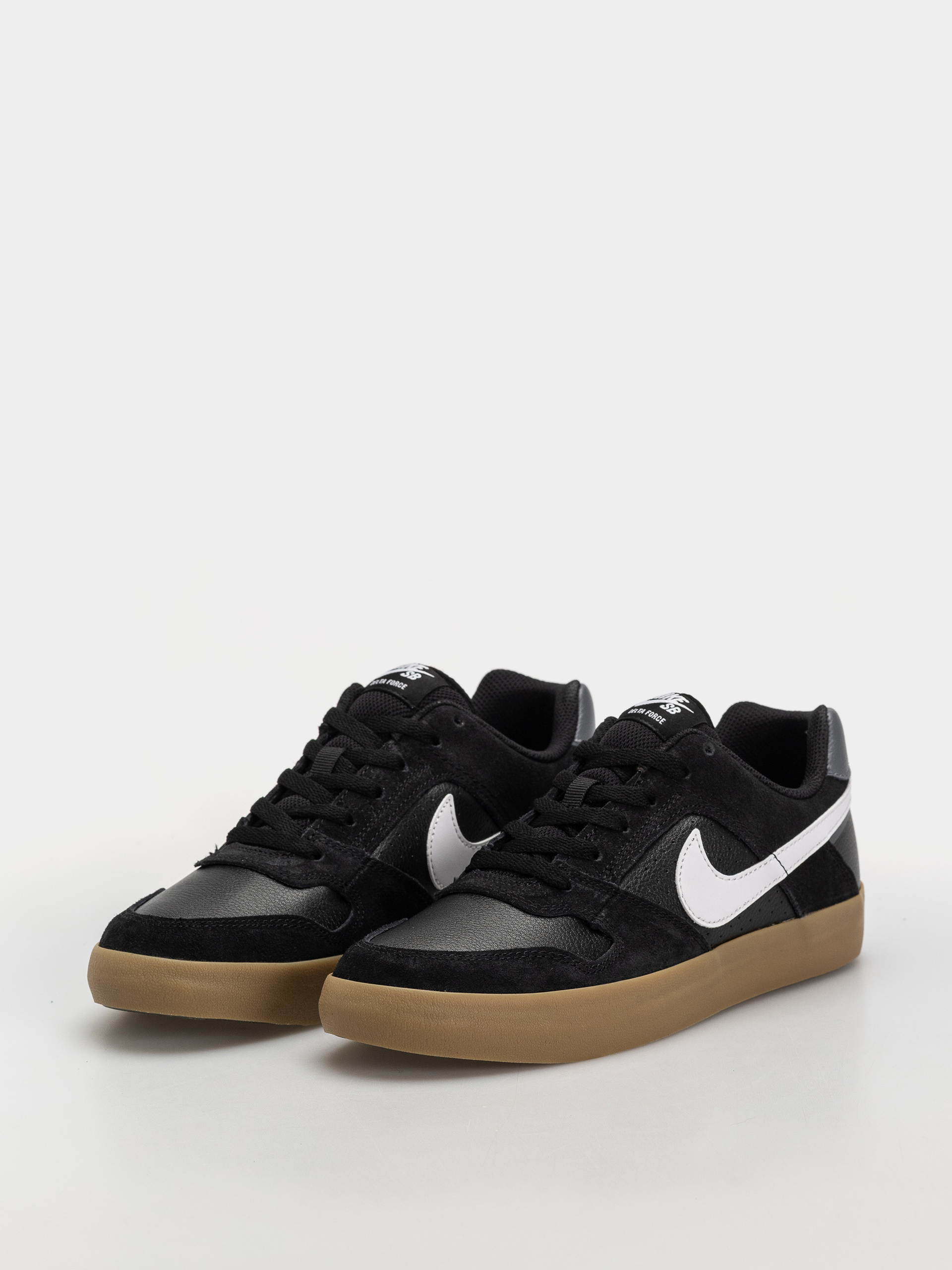 Nike SB Sb Delta Force Vulc Cipők (black/white gum light brown dark grey)