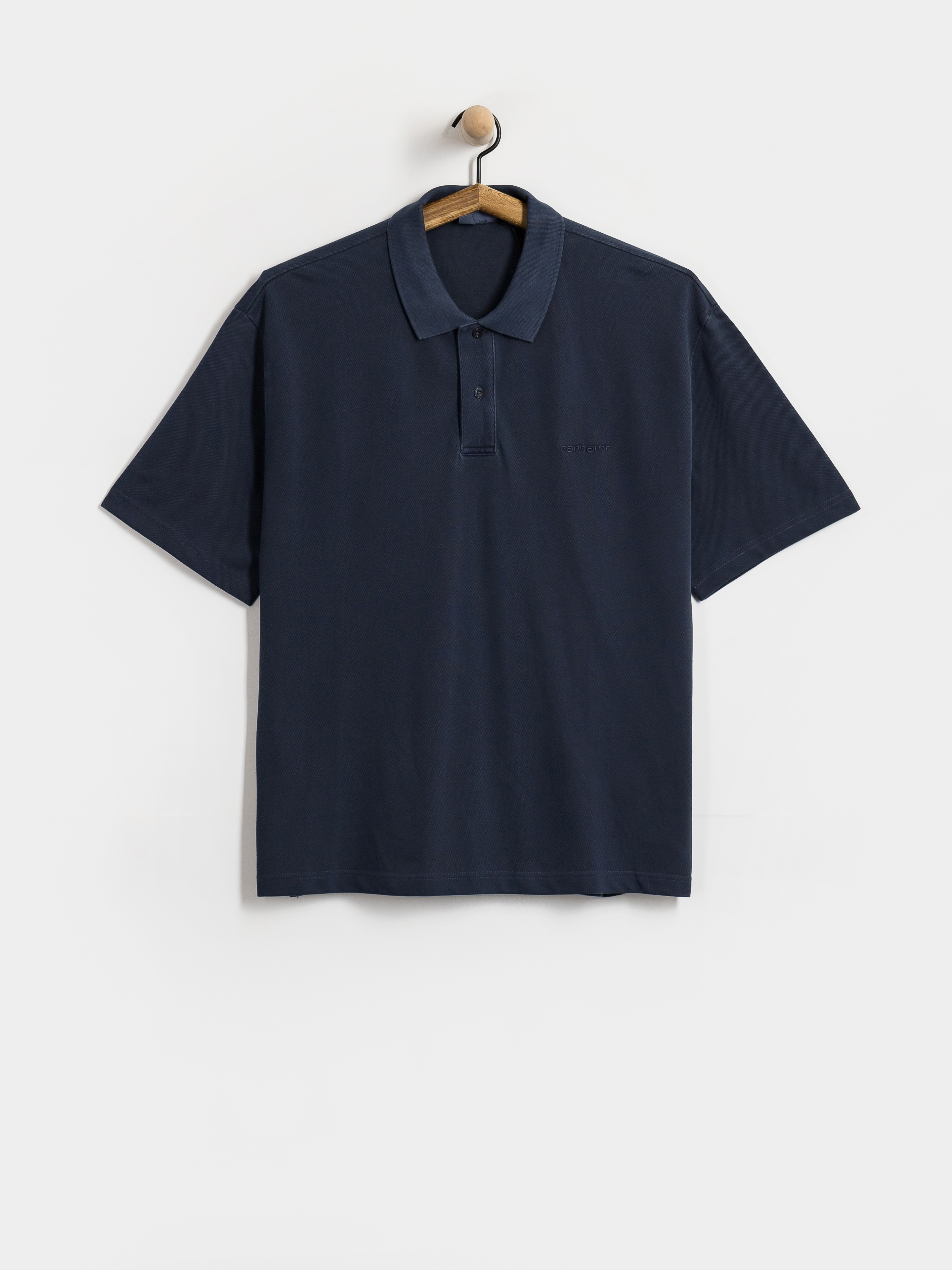 Carhartt WIP Wayne Polo Póló (dark navy/garment dyed)