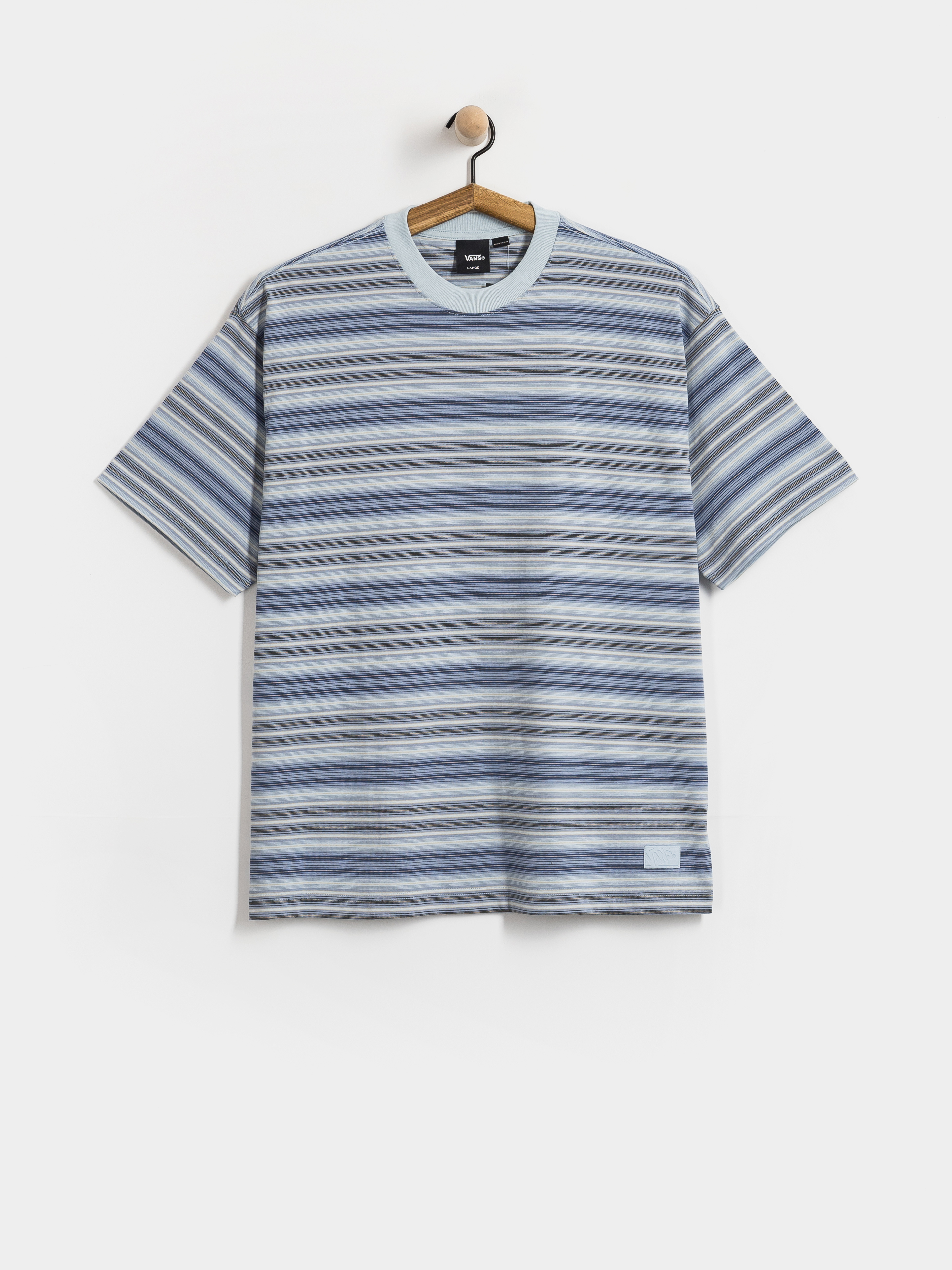 Vans Stripe Ringer Loose Póló (soft slate)