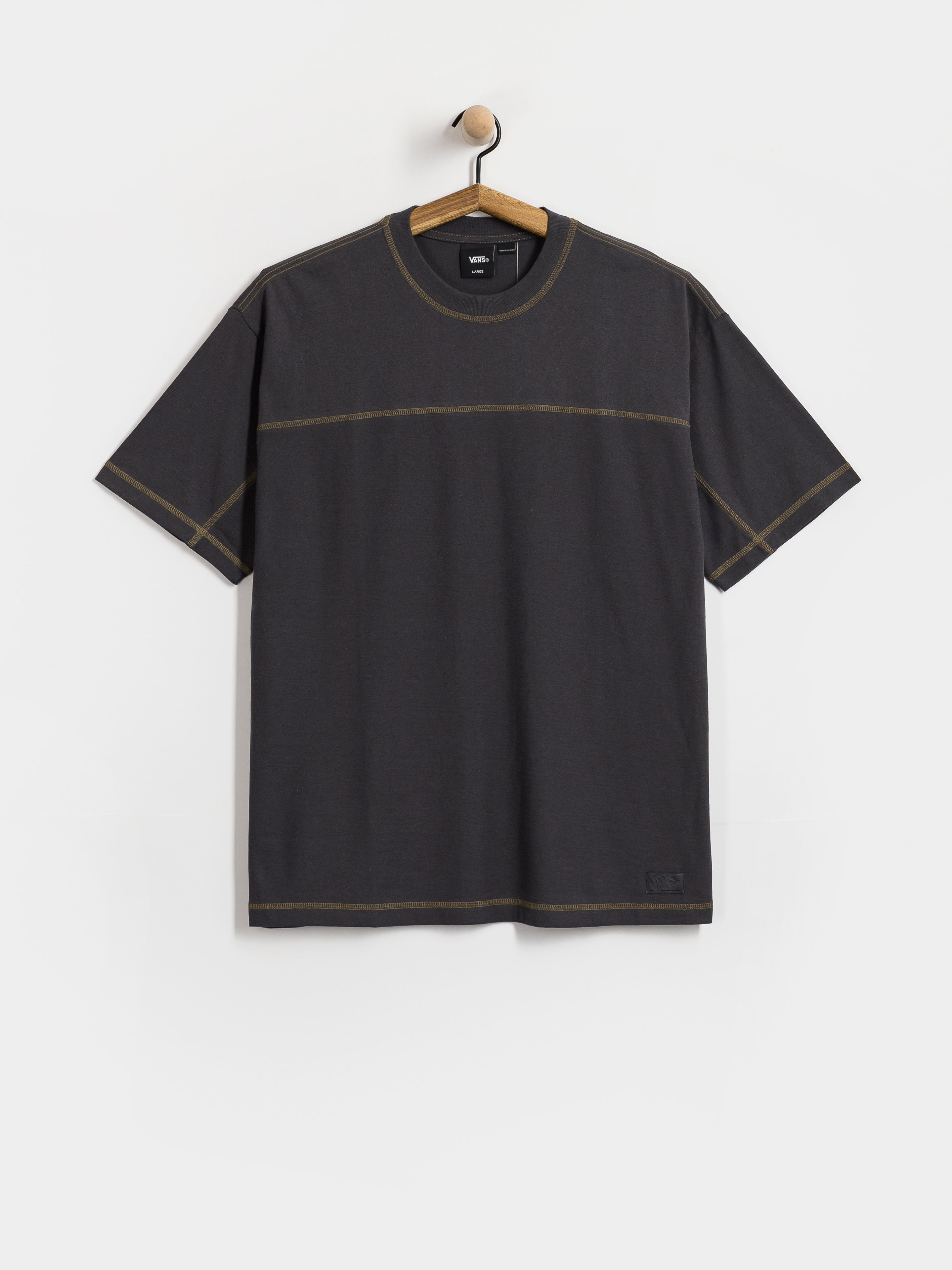 Vans Contrast Stitch Loose Fit Póló (charcoal grey)
