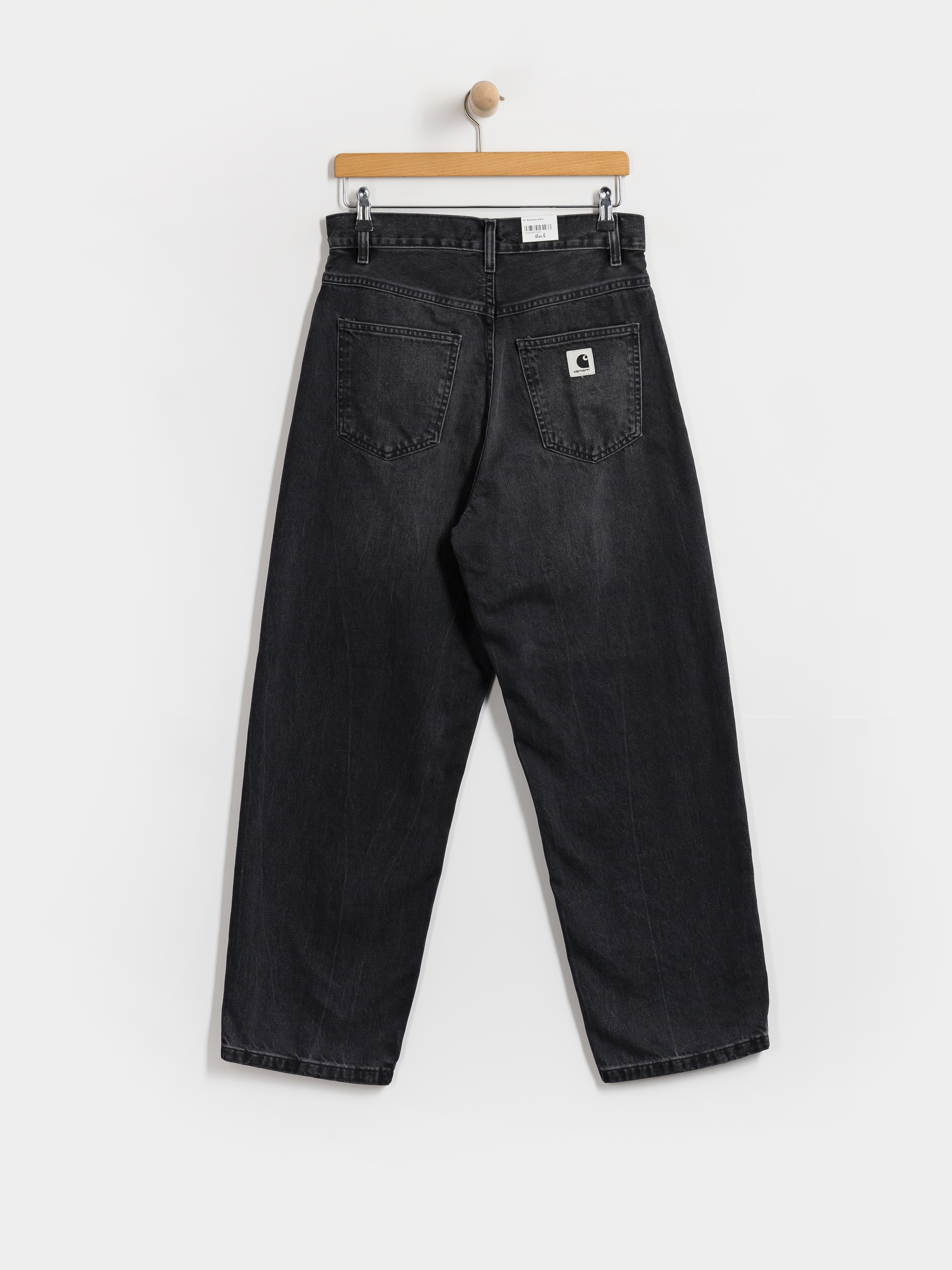 Carhartt WIP Brandon Wmn Kisnadrág (black/marble used wash)