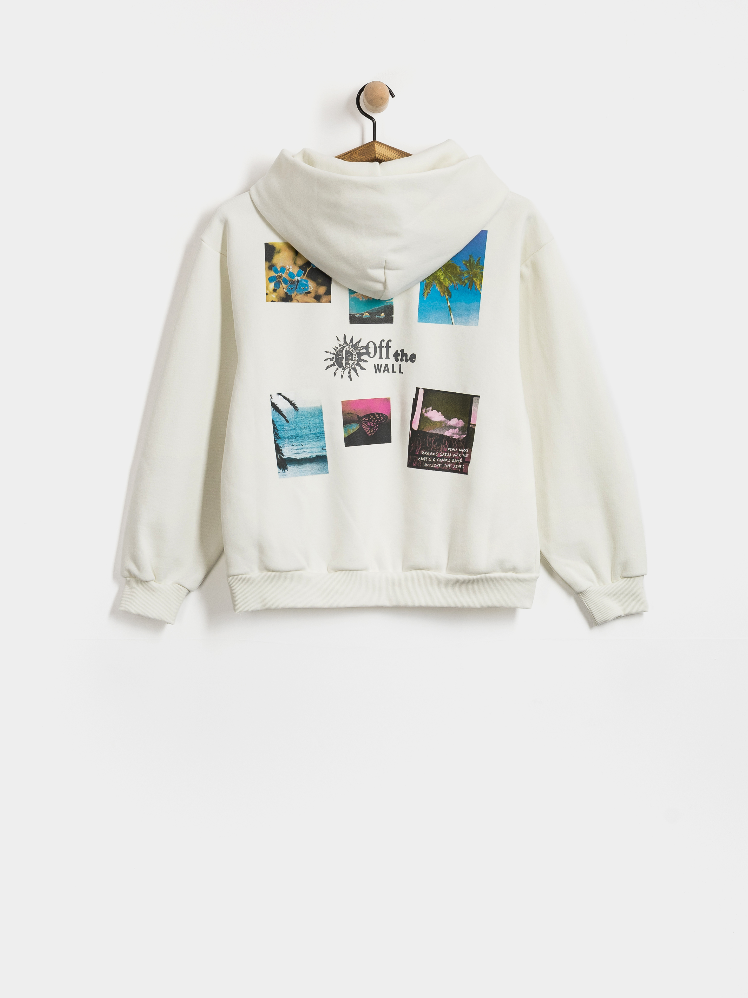 Vans Dreams Spill HD Wmn Kapucnis pulóver (marshmallow)
