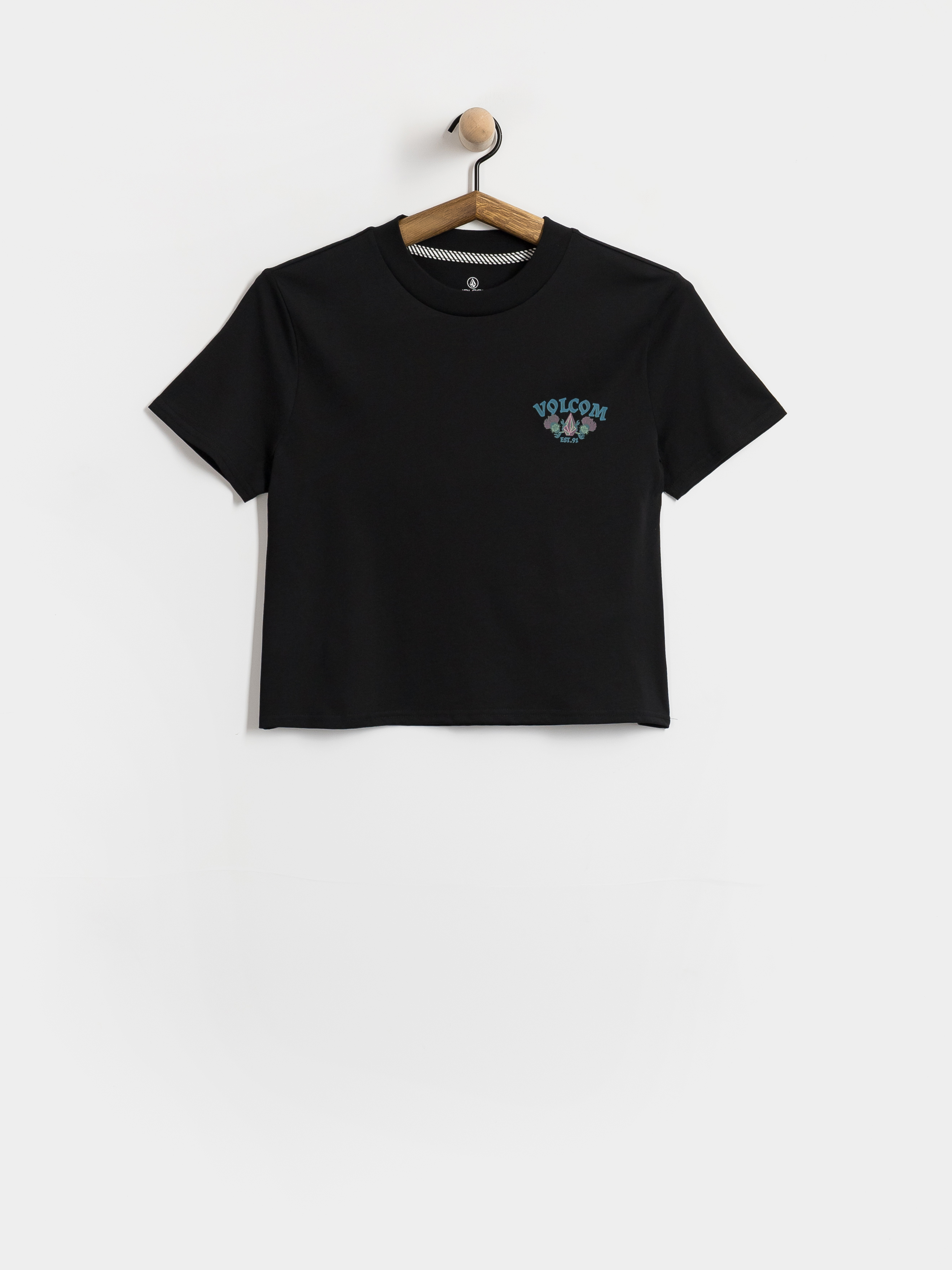 Volcom Dial Crop Wmn Póló (black)