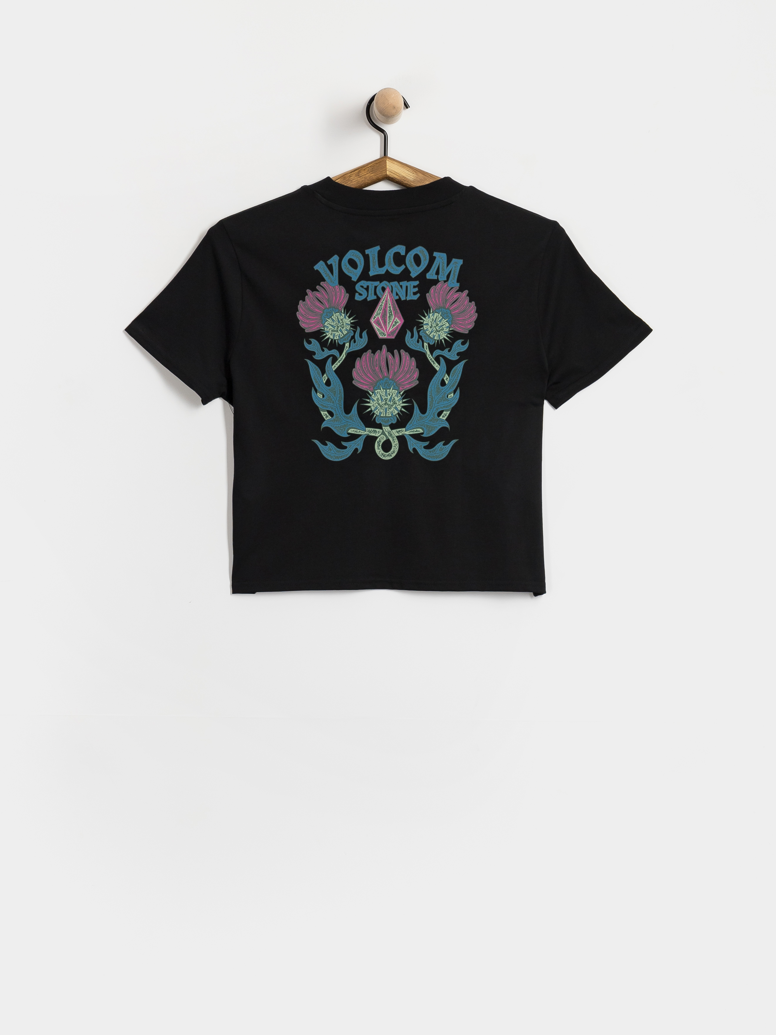 Volcom Dial Crop Wmn Póló (black)