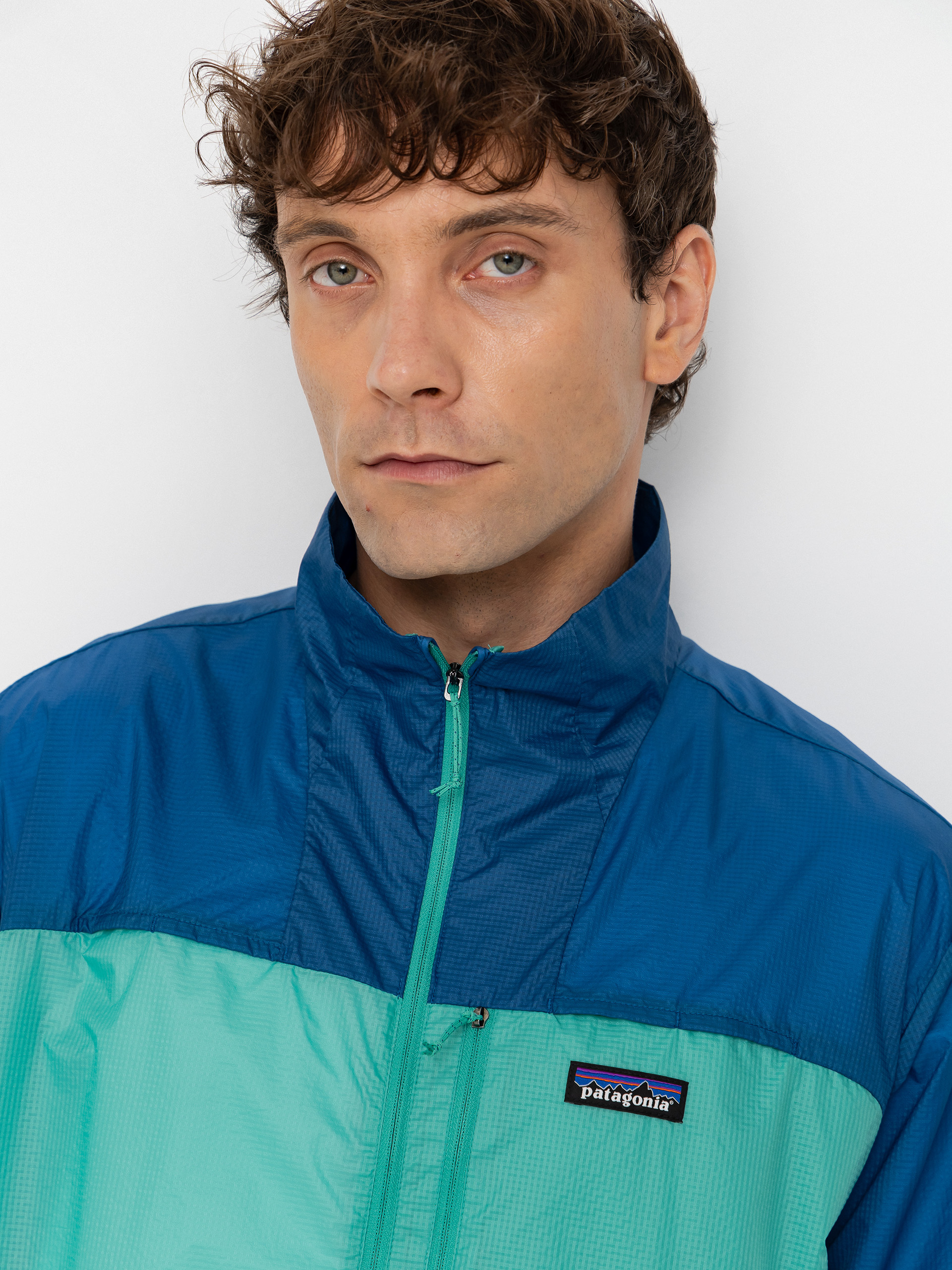 Dzseki Patagonia Houdini Stash 1/2 Zip (aqua stone)