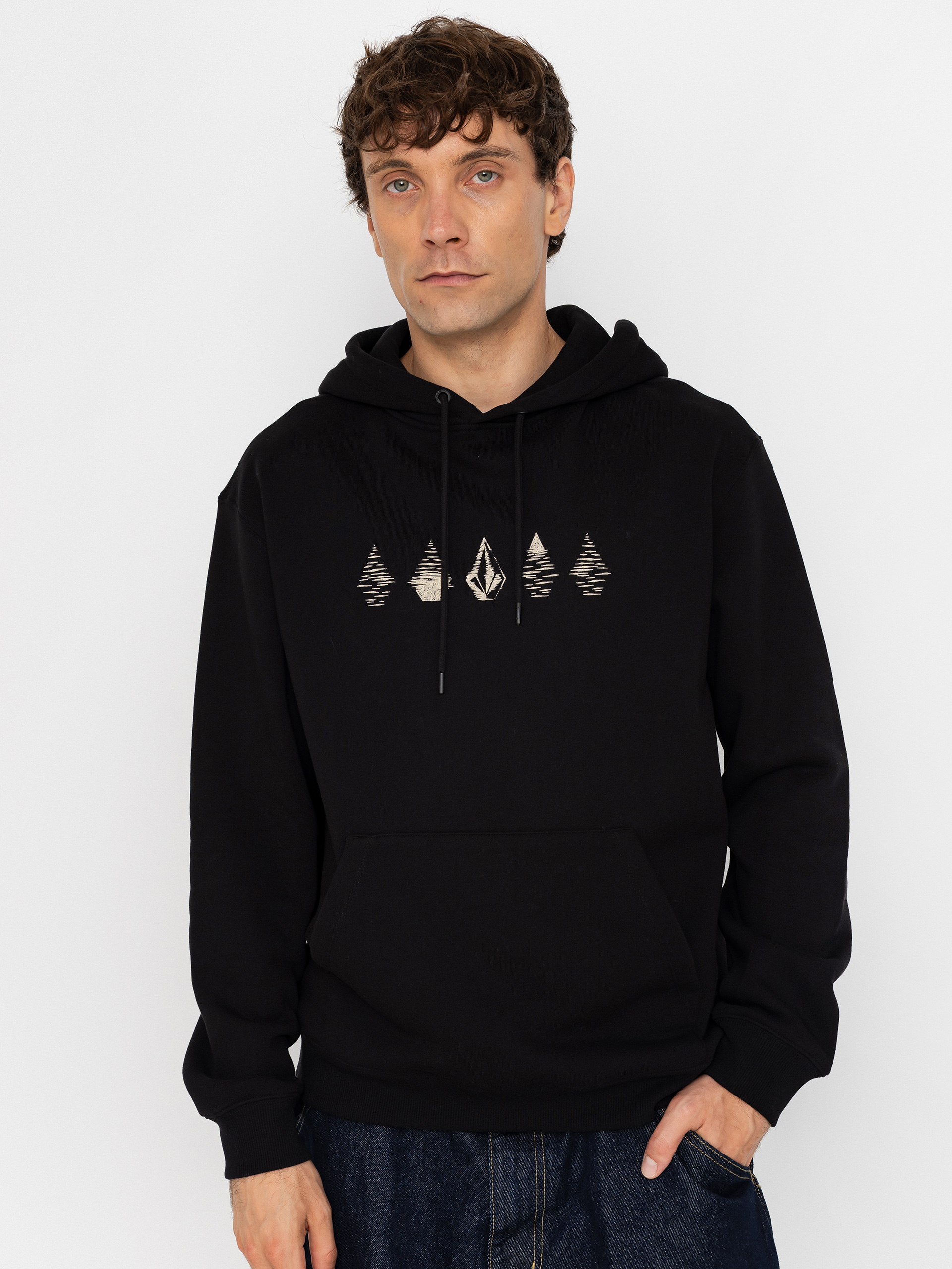 Volcom Watanite HD Kapucnis pulóver (black)