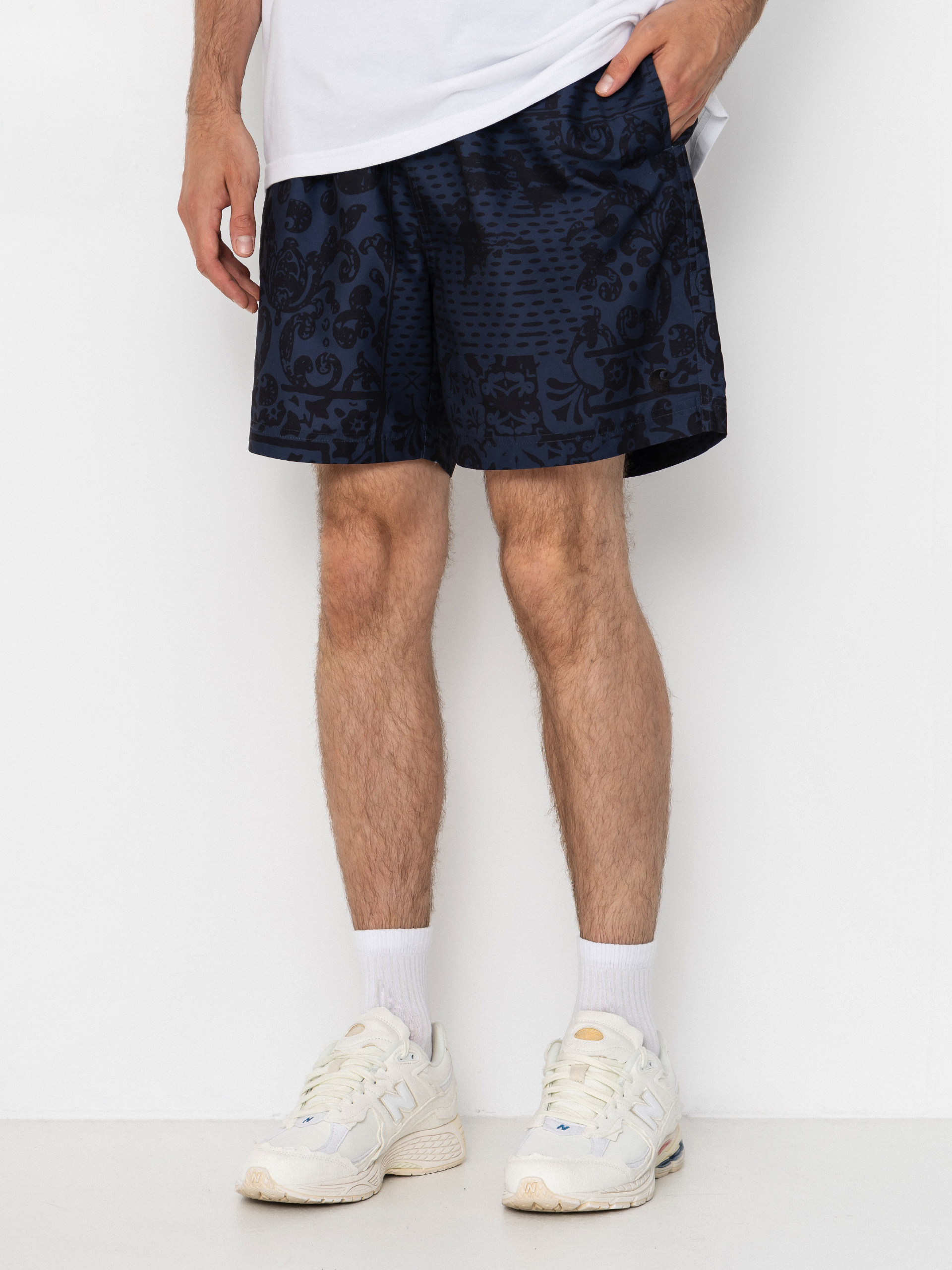 Rövidnadrág Carhartt WIP Slater Swim (vestige/blue)