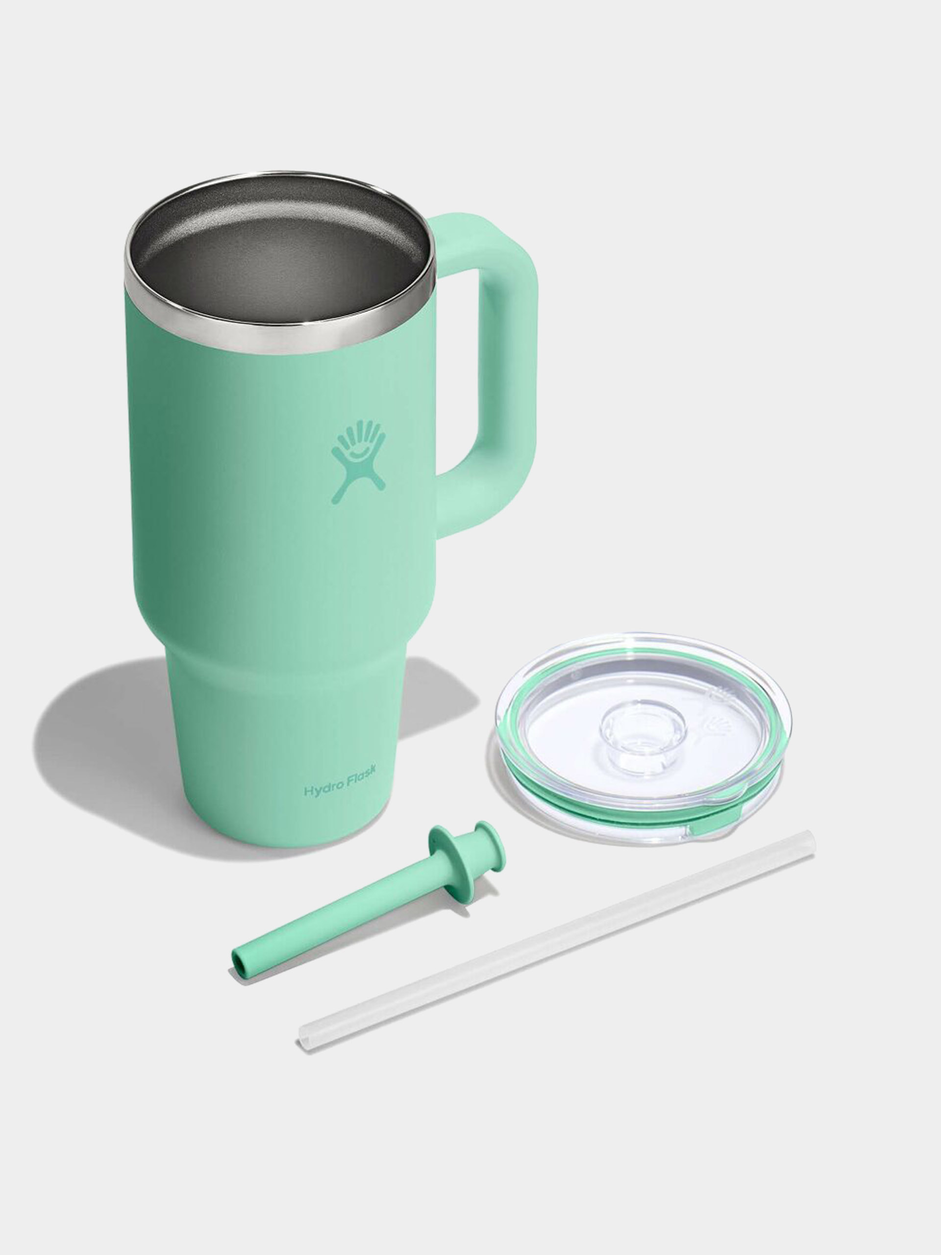 Termikus bögre Hydro Flask Travel Tumbler Clear Lid 946ml (mermaid green)
