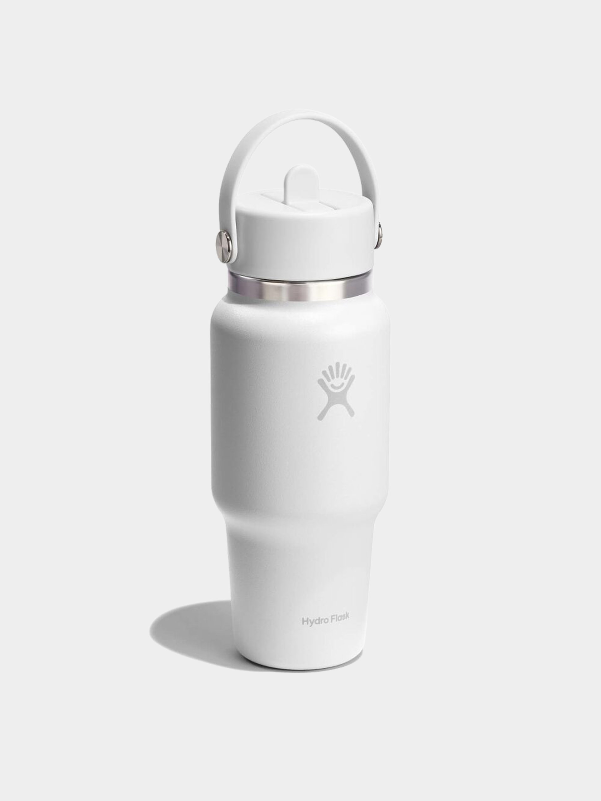 Hőpalack Hydro Flask Wide Flex Straw Travel 710ml (white)
