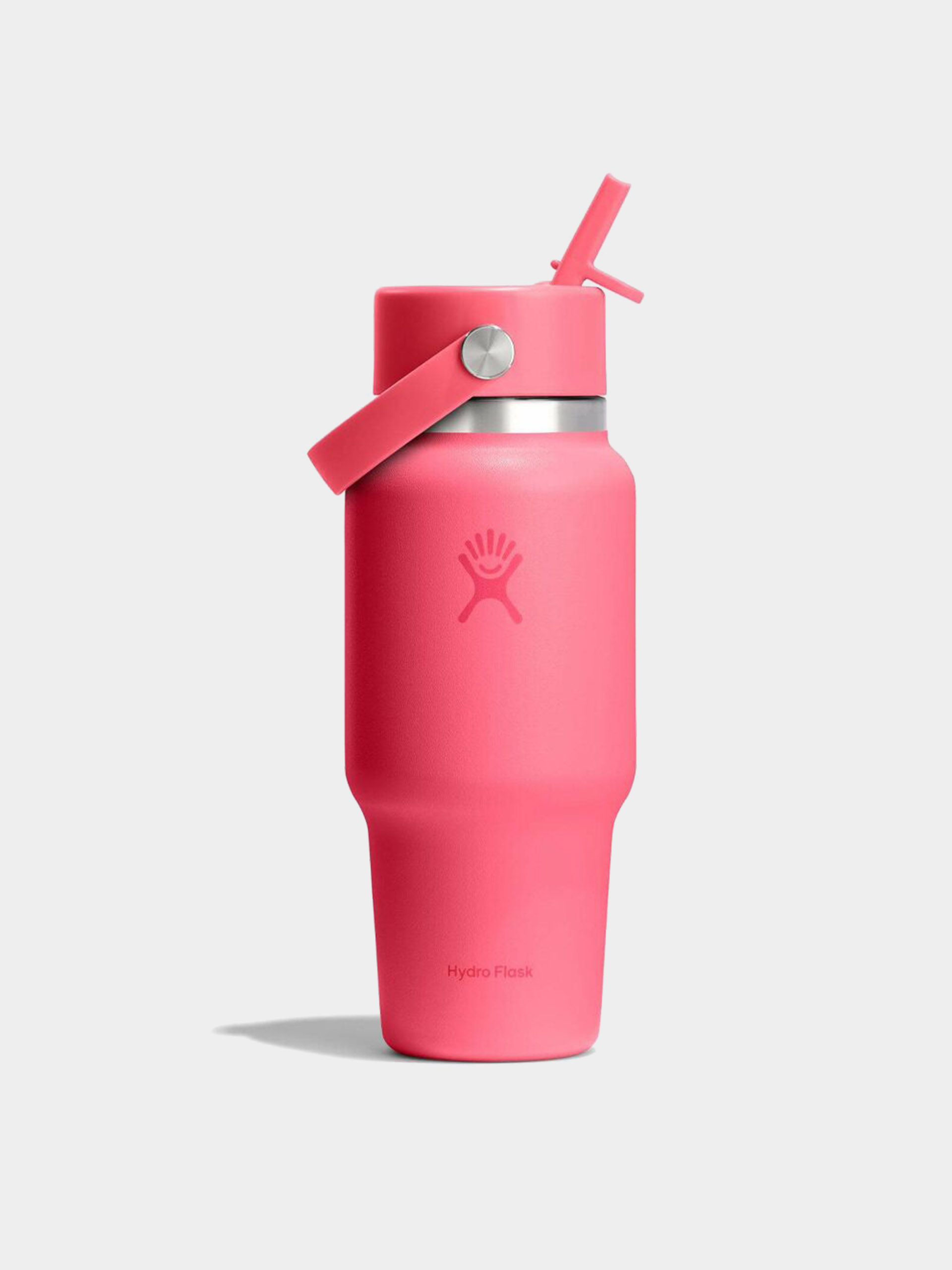 Hőpalack Hydro Flask Wide Flex Straw Travel 710ml (popstar pink)