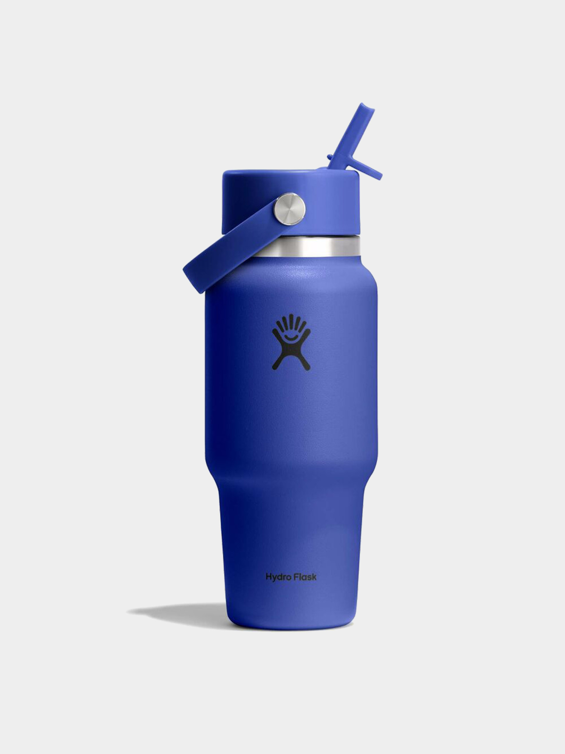 Hőpalack Hydro Flask Wide Flex Straw Travel 710ml (capri blue)