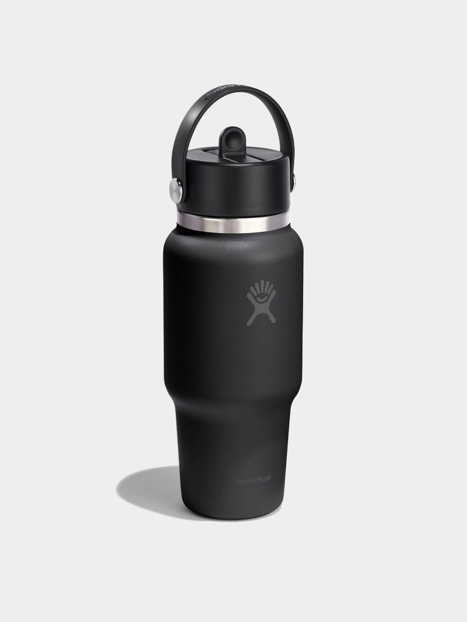 Hőpalack Hydro Flask Wide Flex Straw Travel 710ml (black)