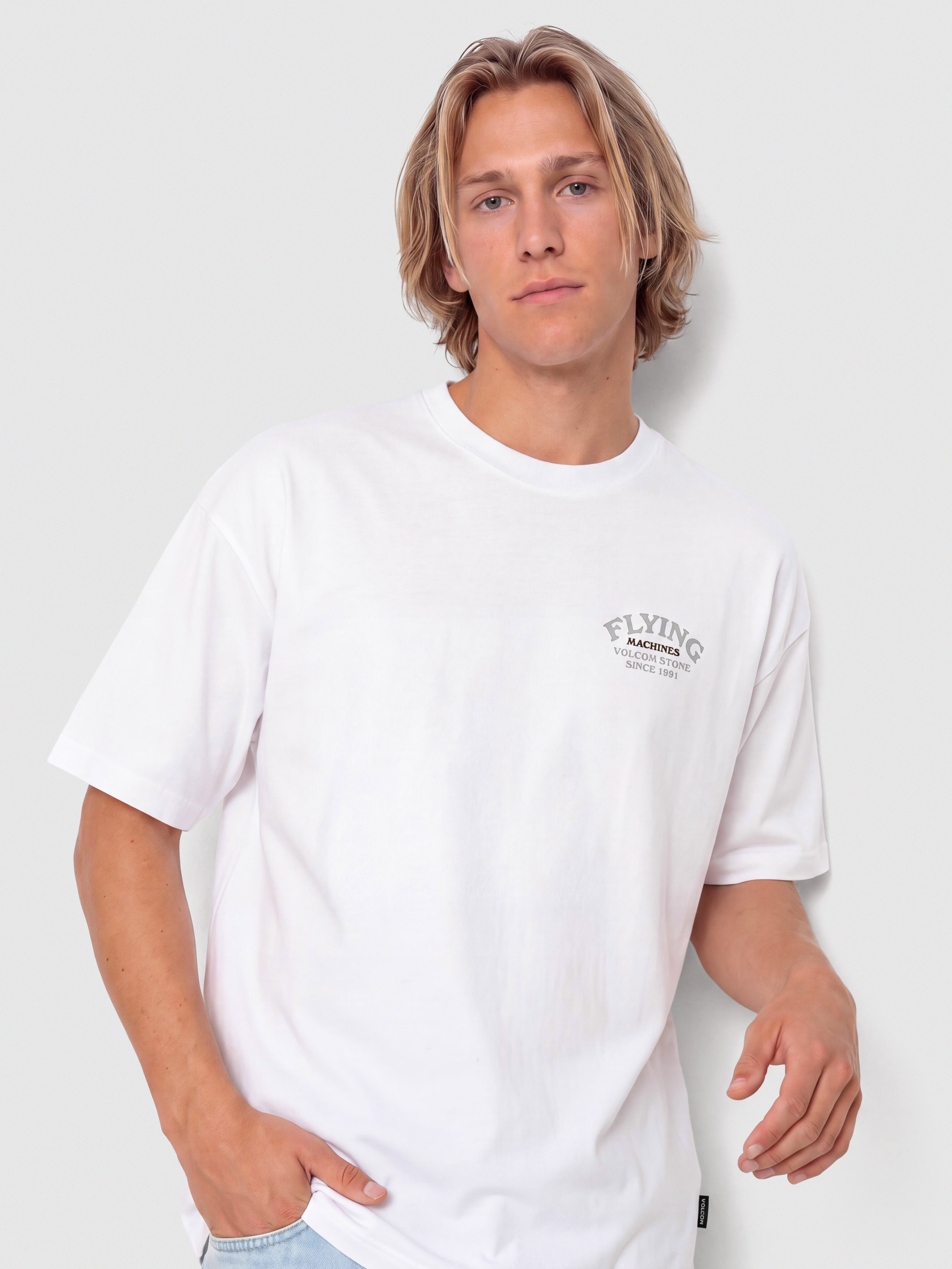 Volcom Flying Machine Póló (white)