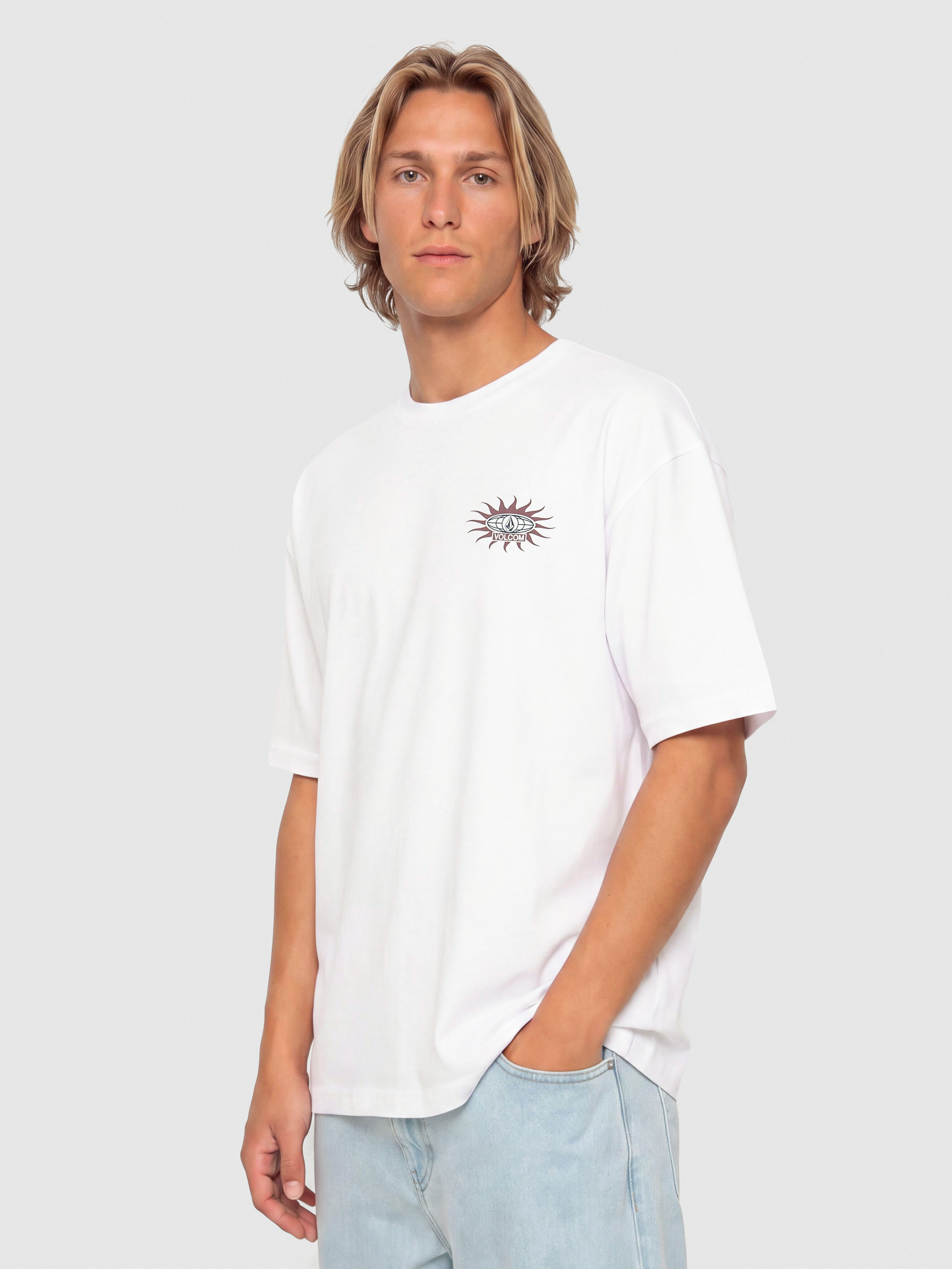 Póló Volcom Sunlog Bsc (white)
