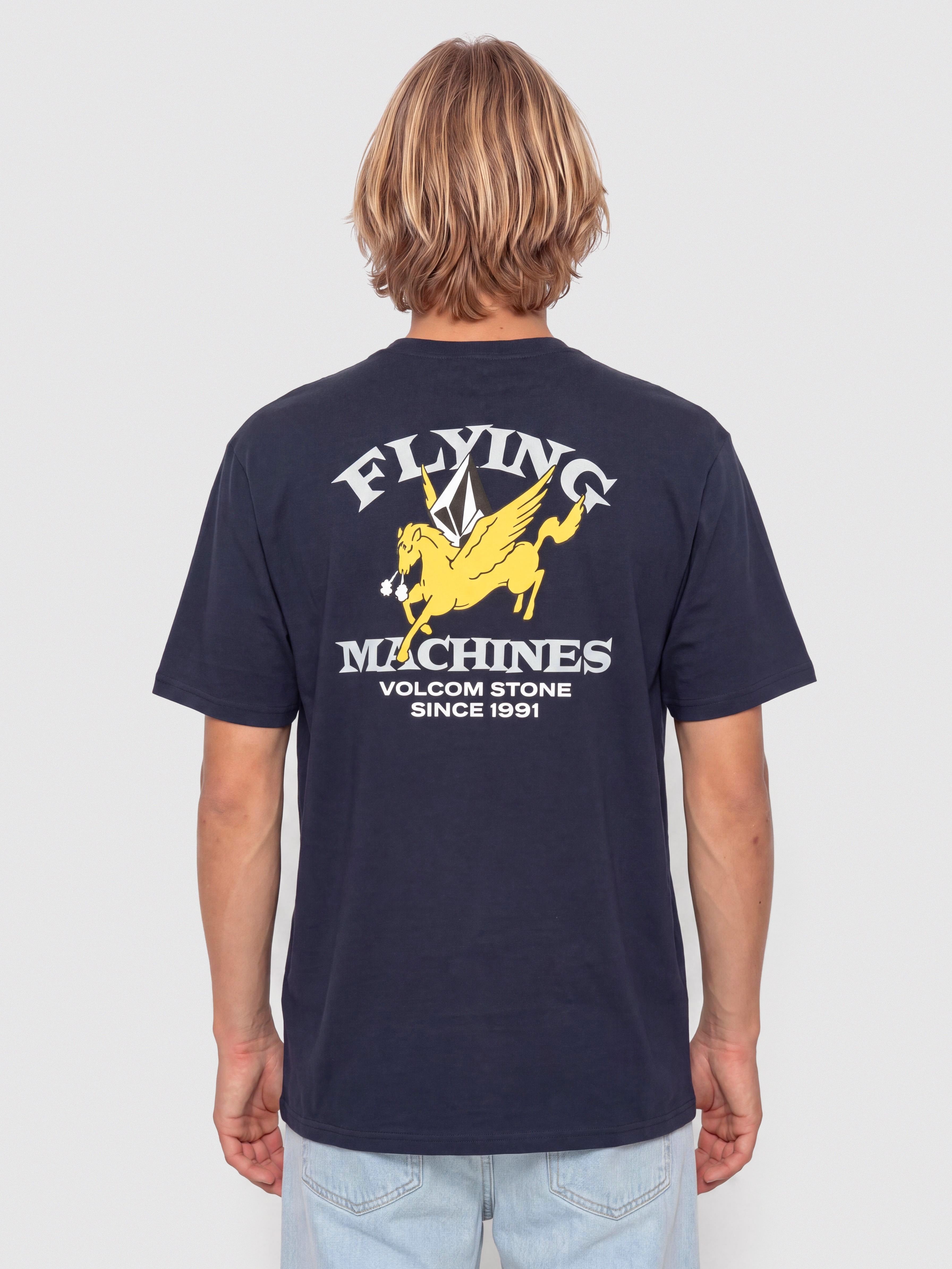 Póló Volcom Flying Machine (marine)
