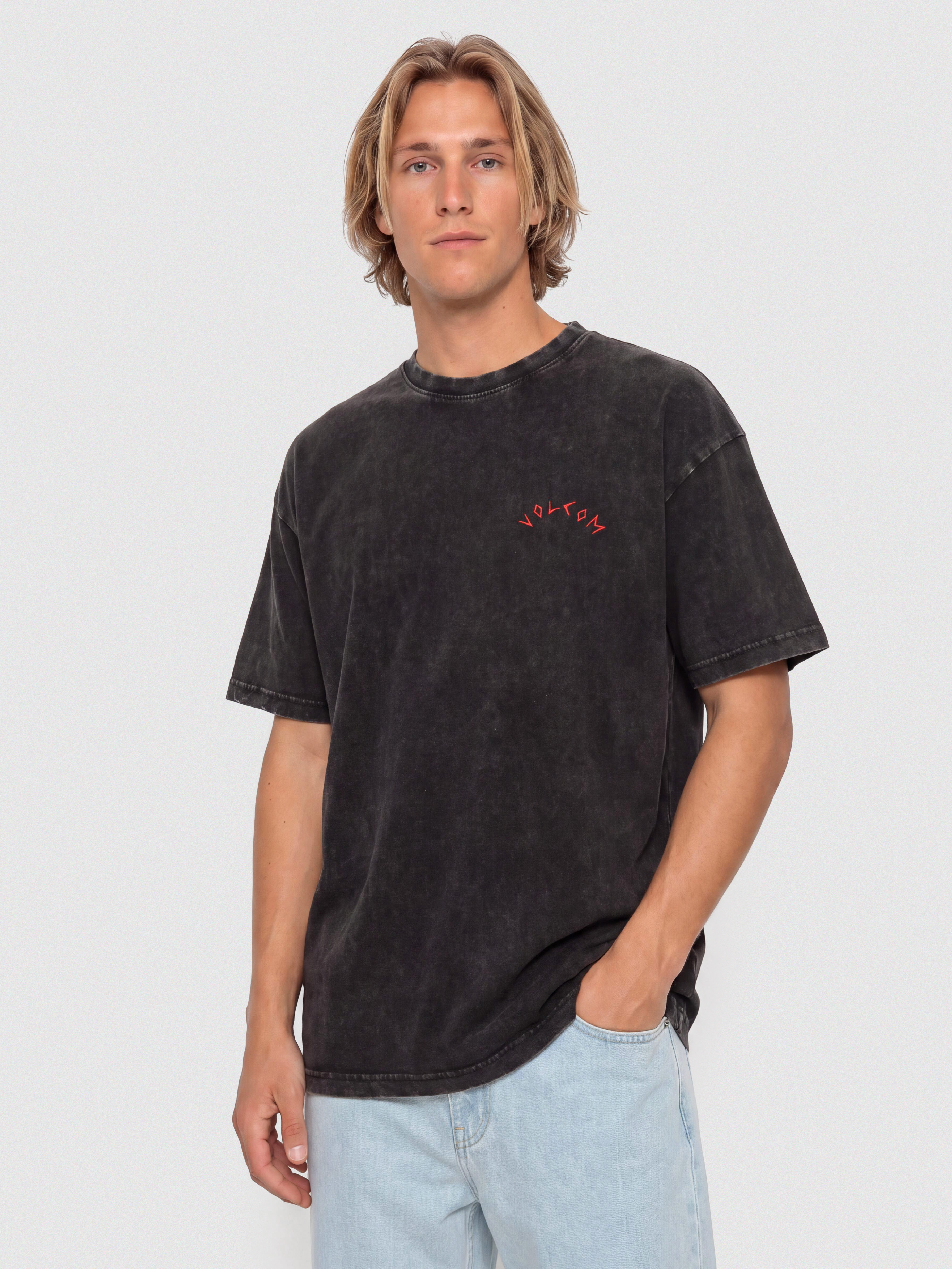 Volcom Wrong Angel Lse Póló (light acid black)
