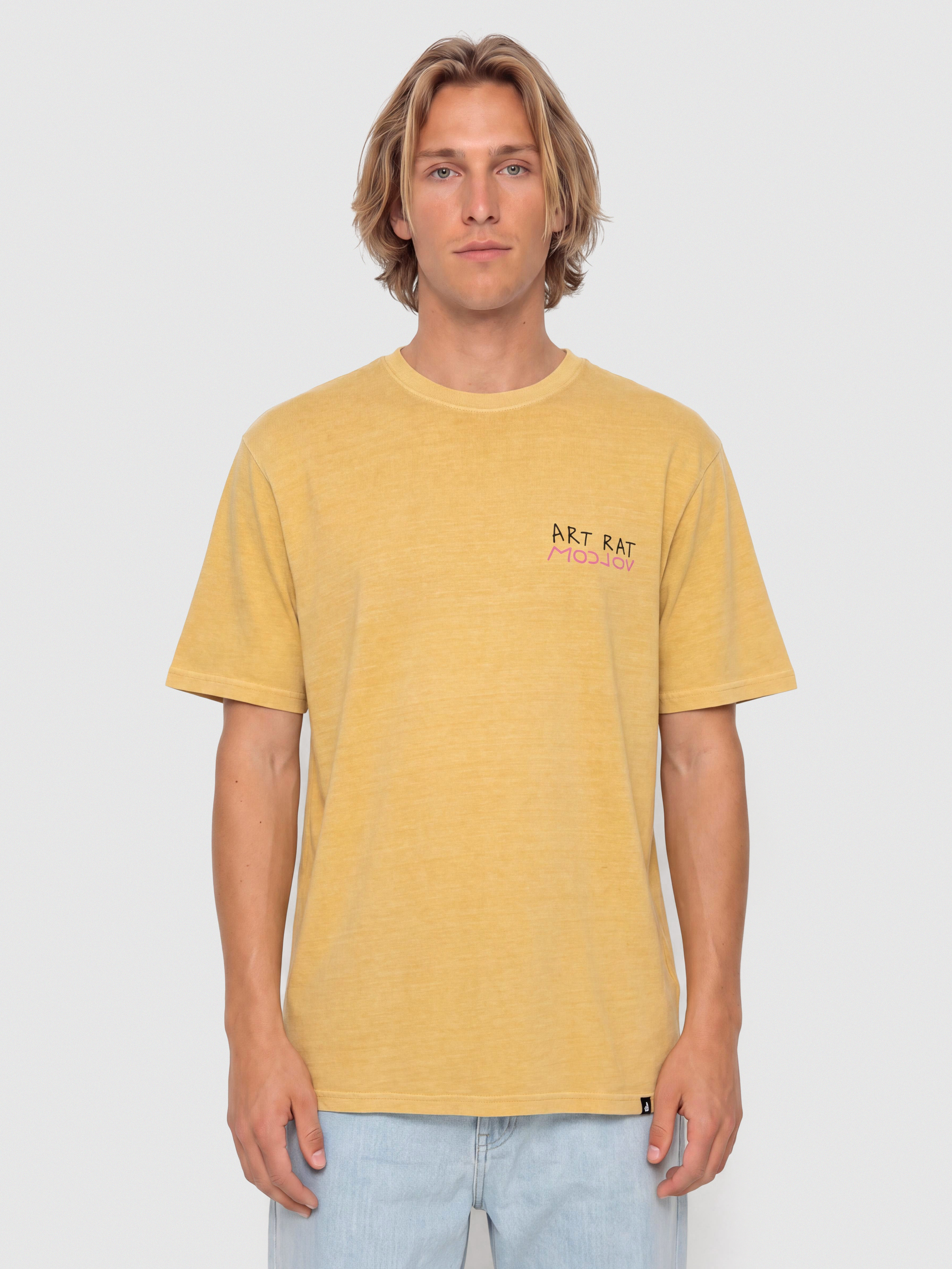 Póló Volcom Fa Ozzy 2 (mustard)