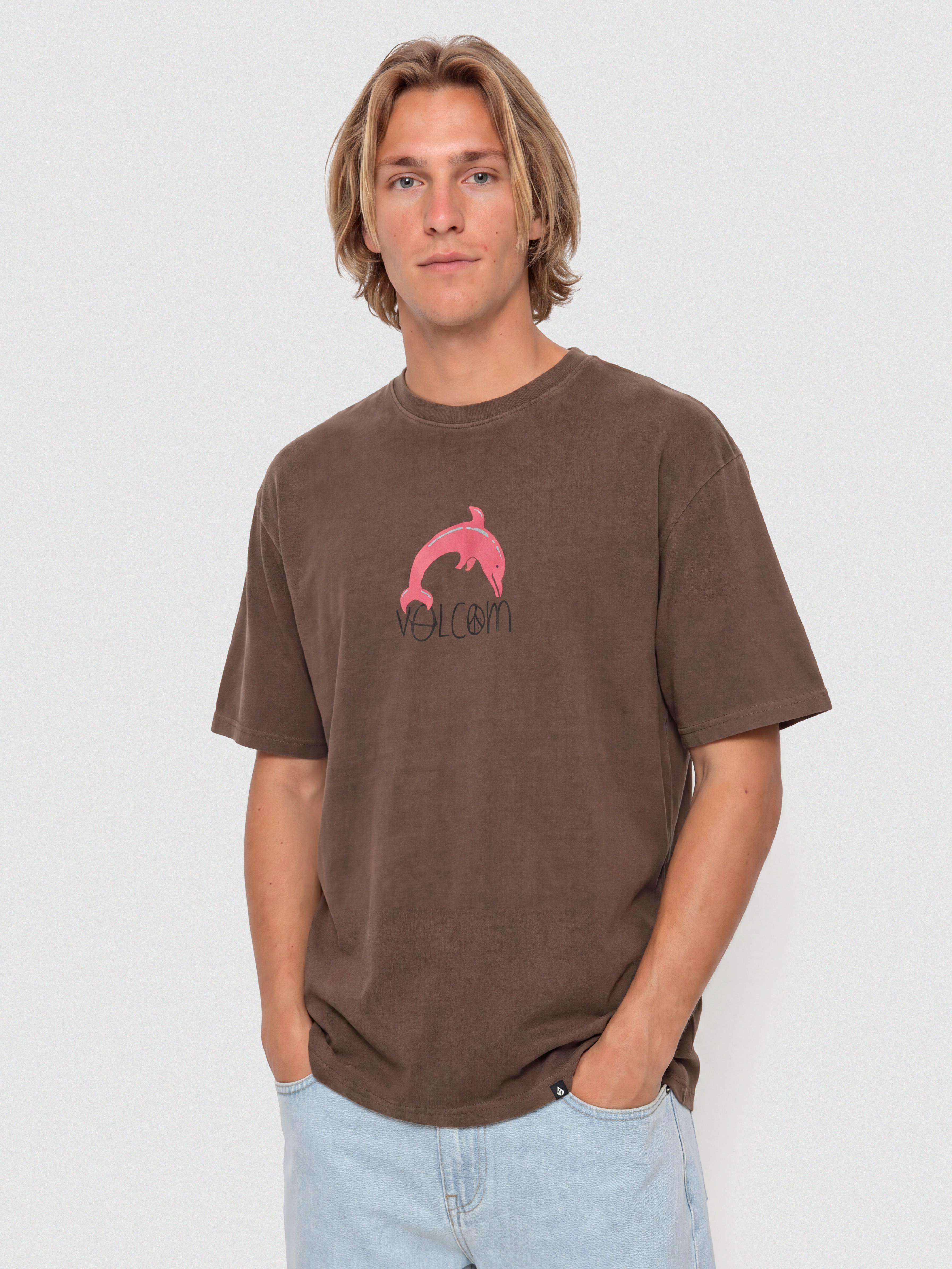 Póló Volcom Fa Ozzy 3 (raisin)