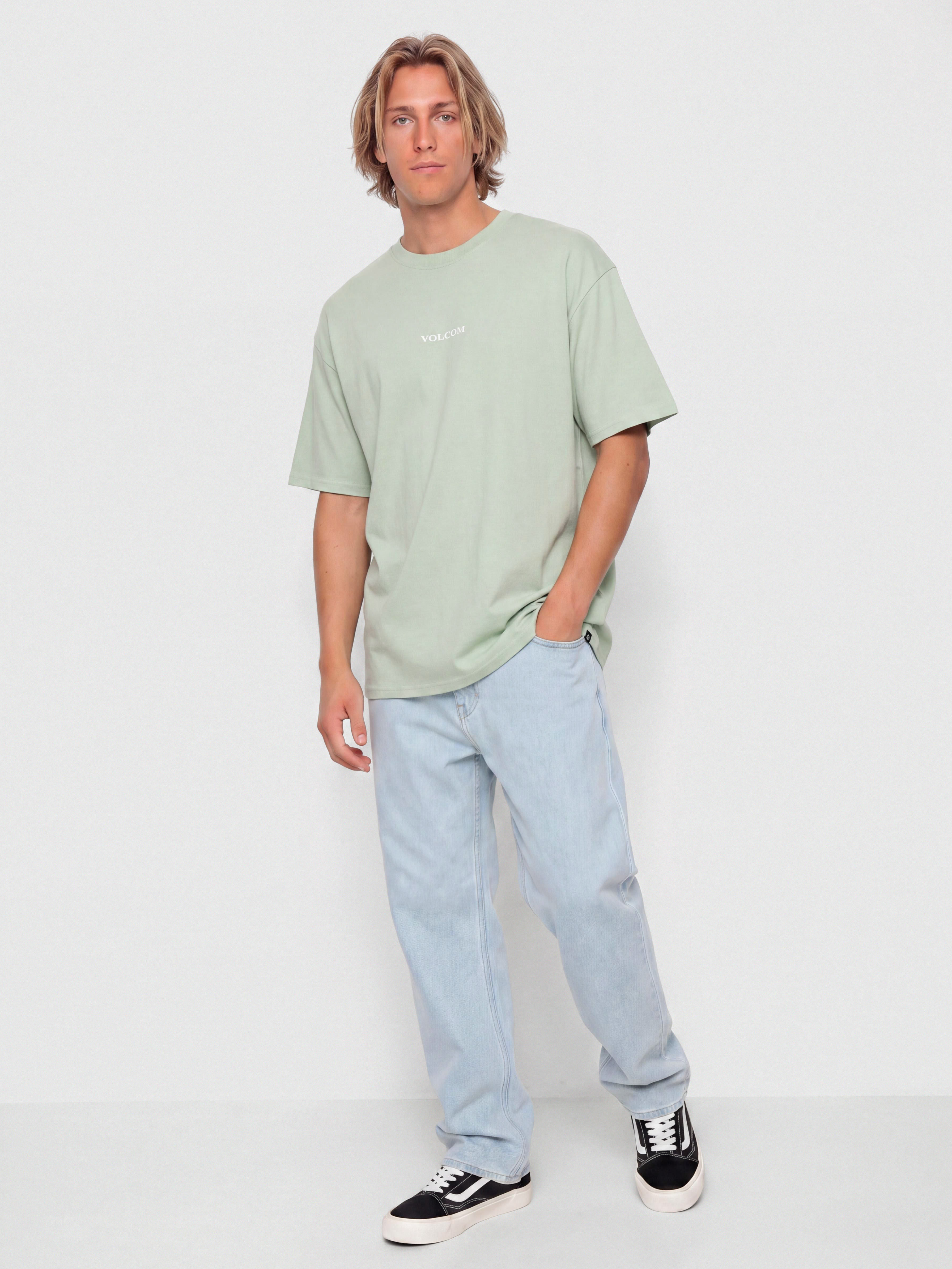 Volcom Volcom Stone Lse Póló (ice green)