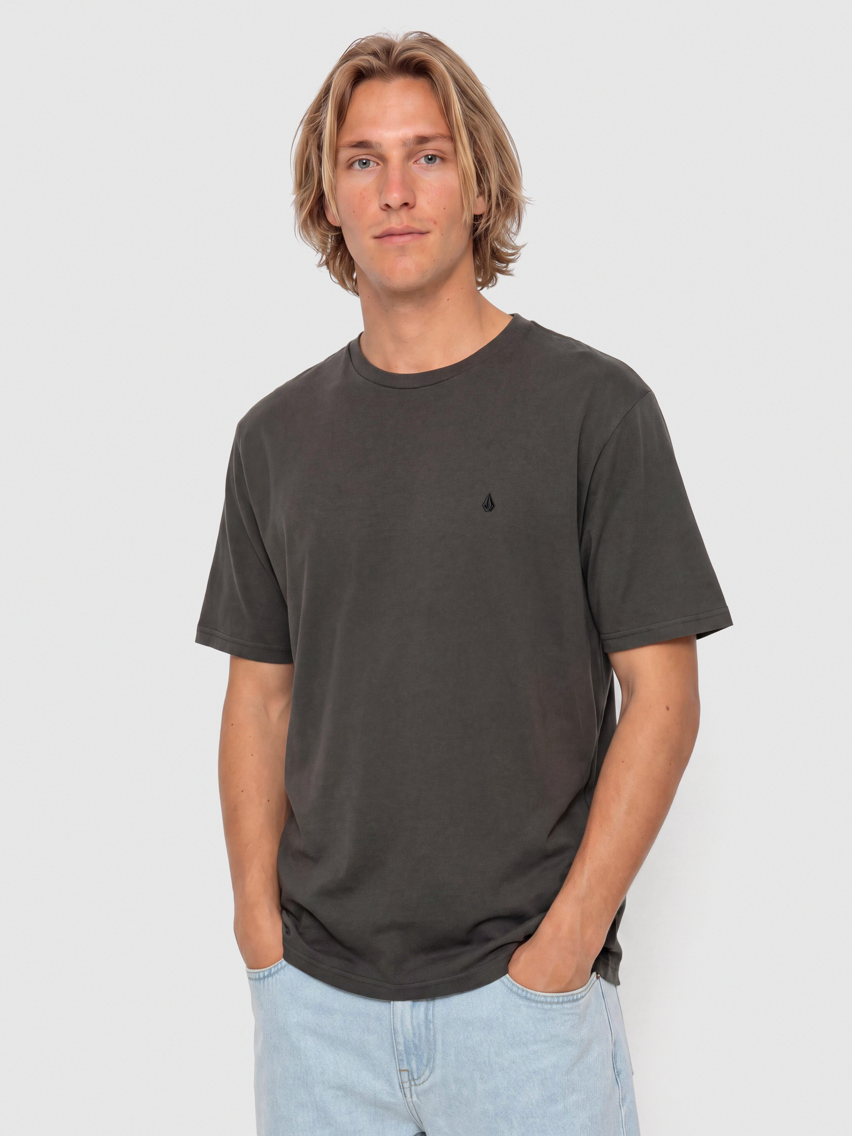 Volcom Solid Stone Emb Póló (black)