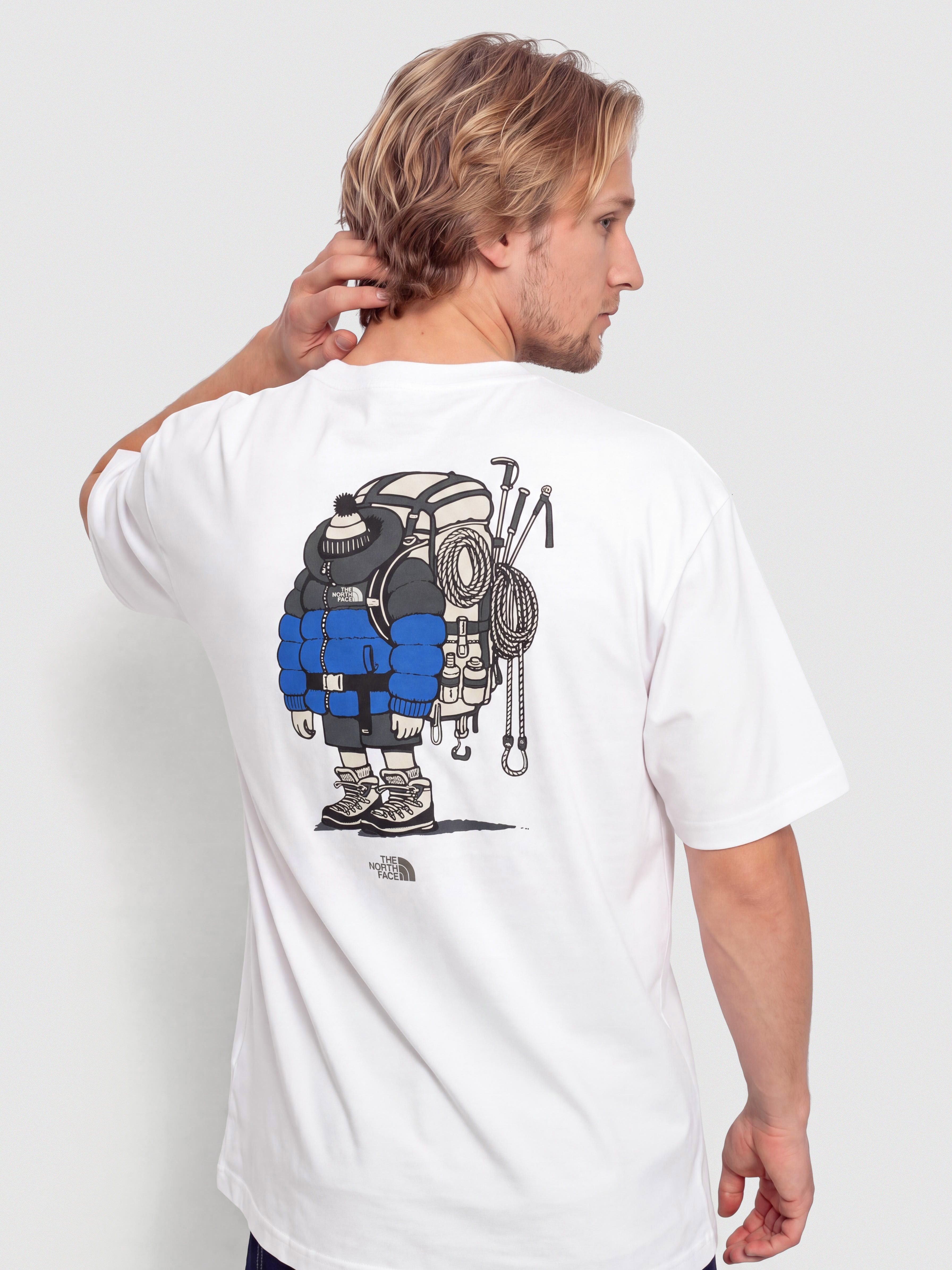 Póló The North Face Gear Up Get Out Relaxed (tnf white)