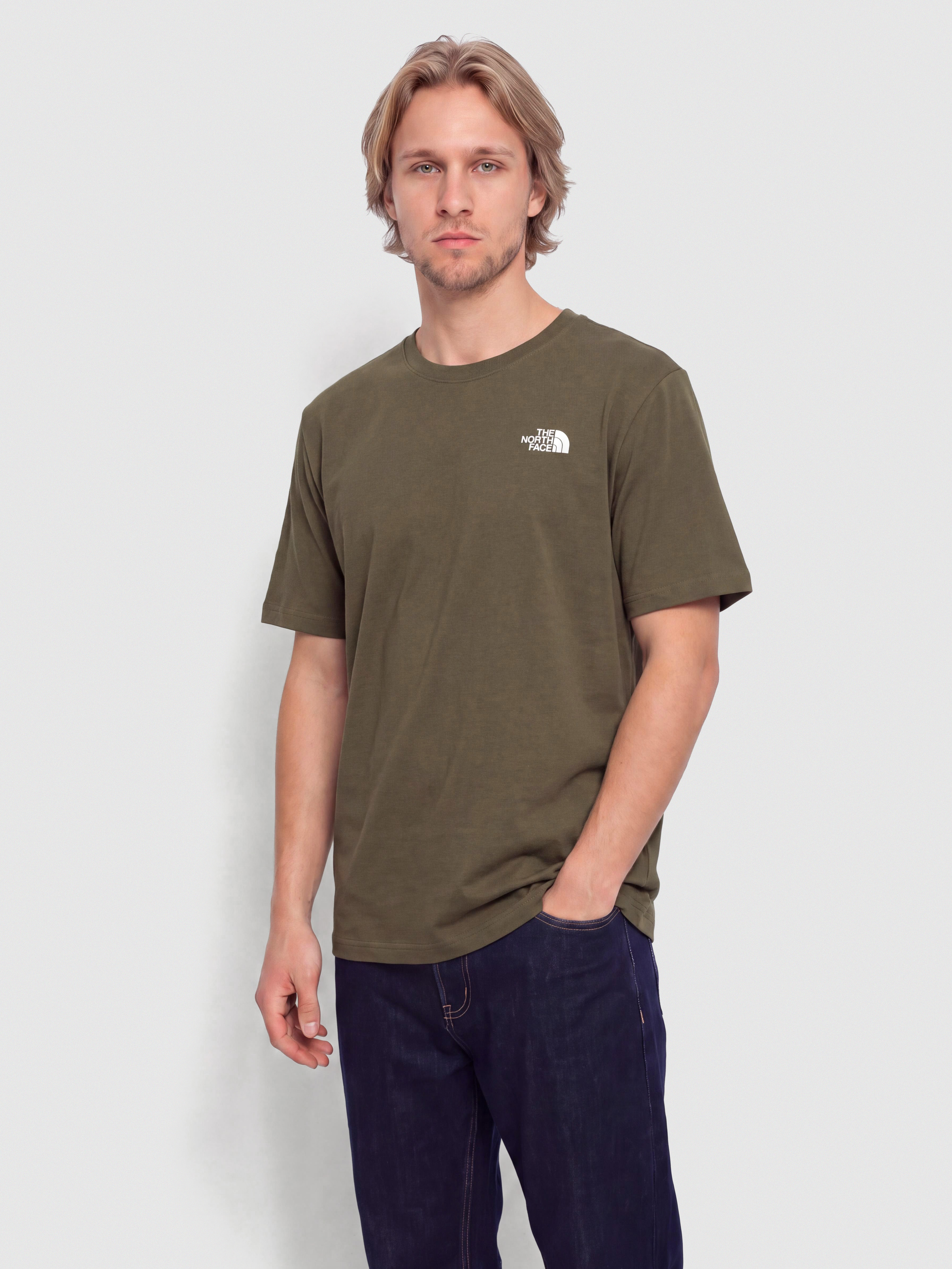 Póló The North Face Box Nse Celebration (new taupe green)