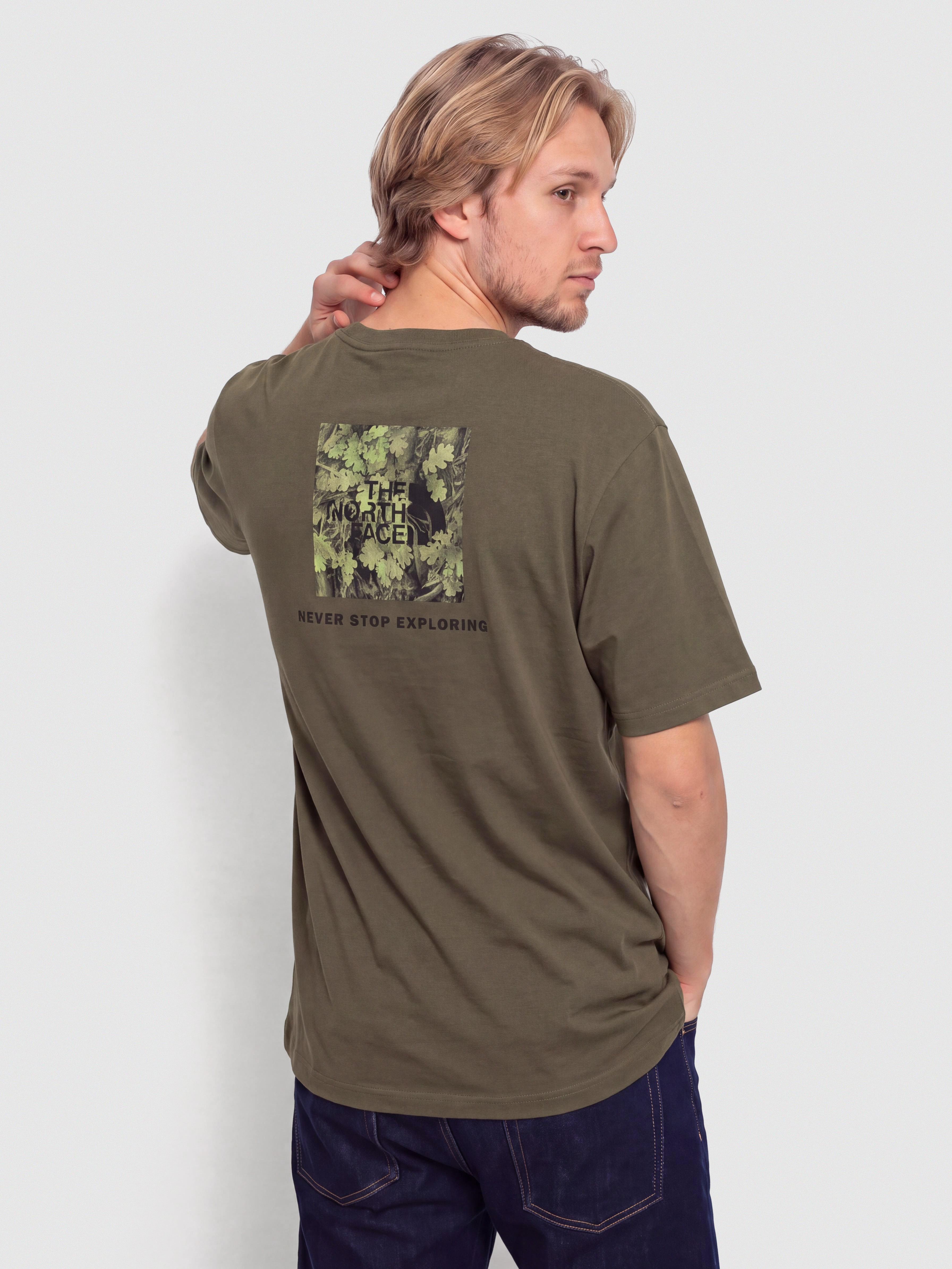 Póló The North Face Yosemite Oak Box Nse Regular (new taupe green)