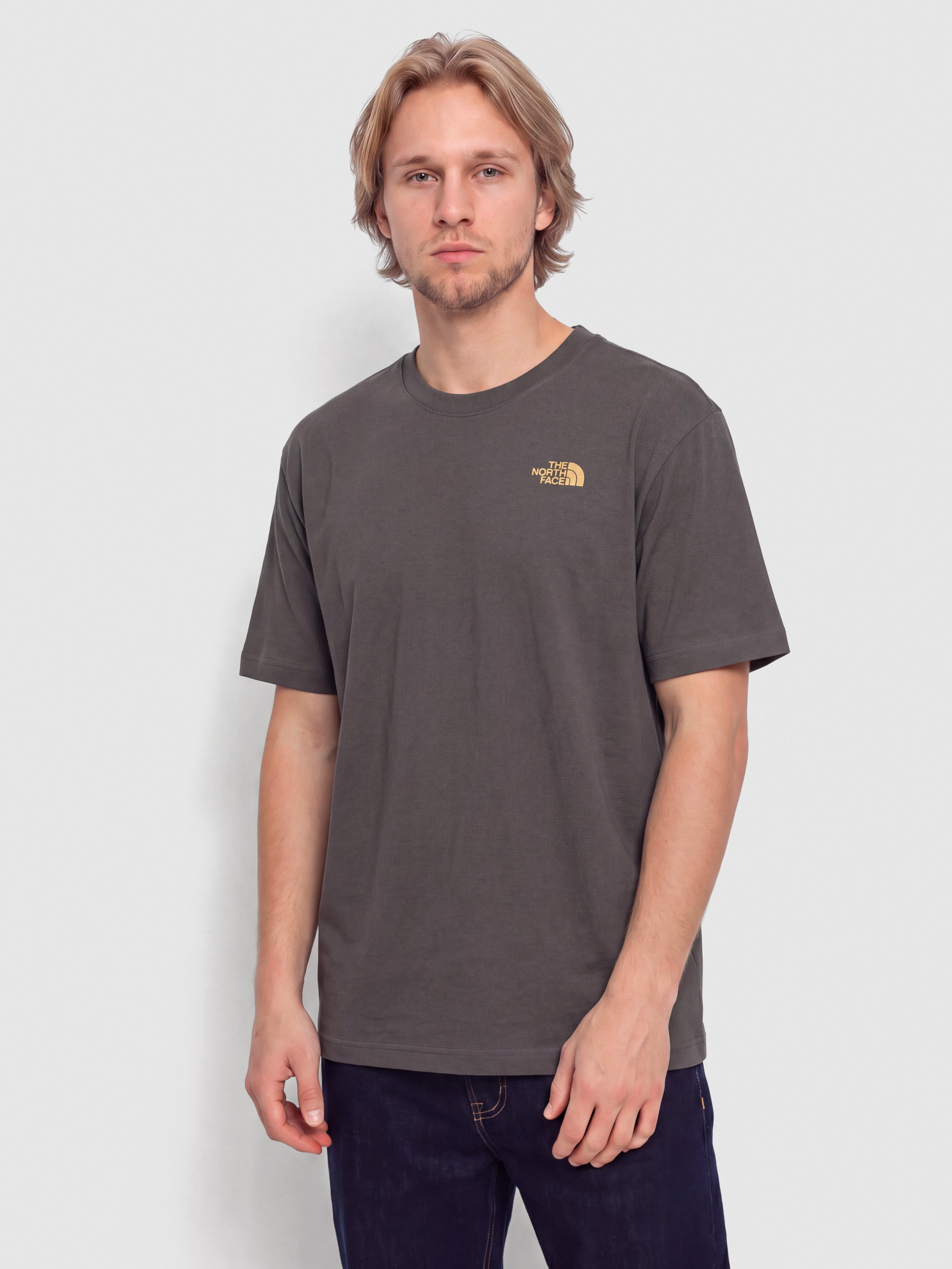 Póló The North Face Stone Logo Relaxed (anthracite grey)
