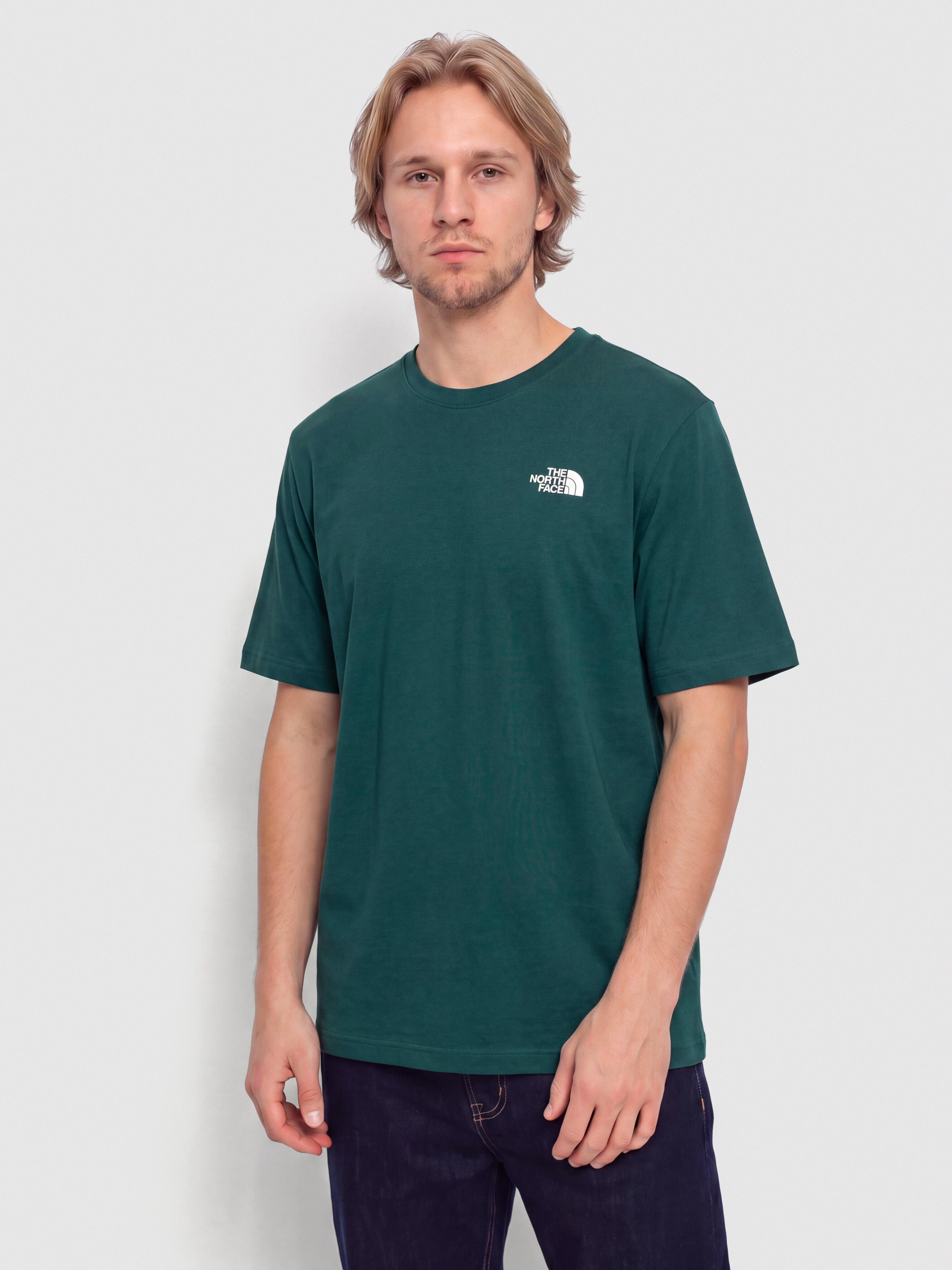 Póló The North Face Evolution Box Nse (pacific teal)