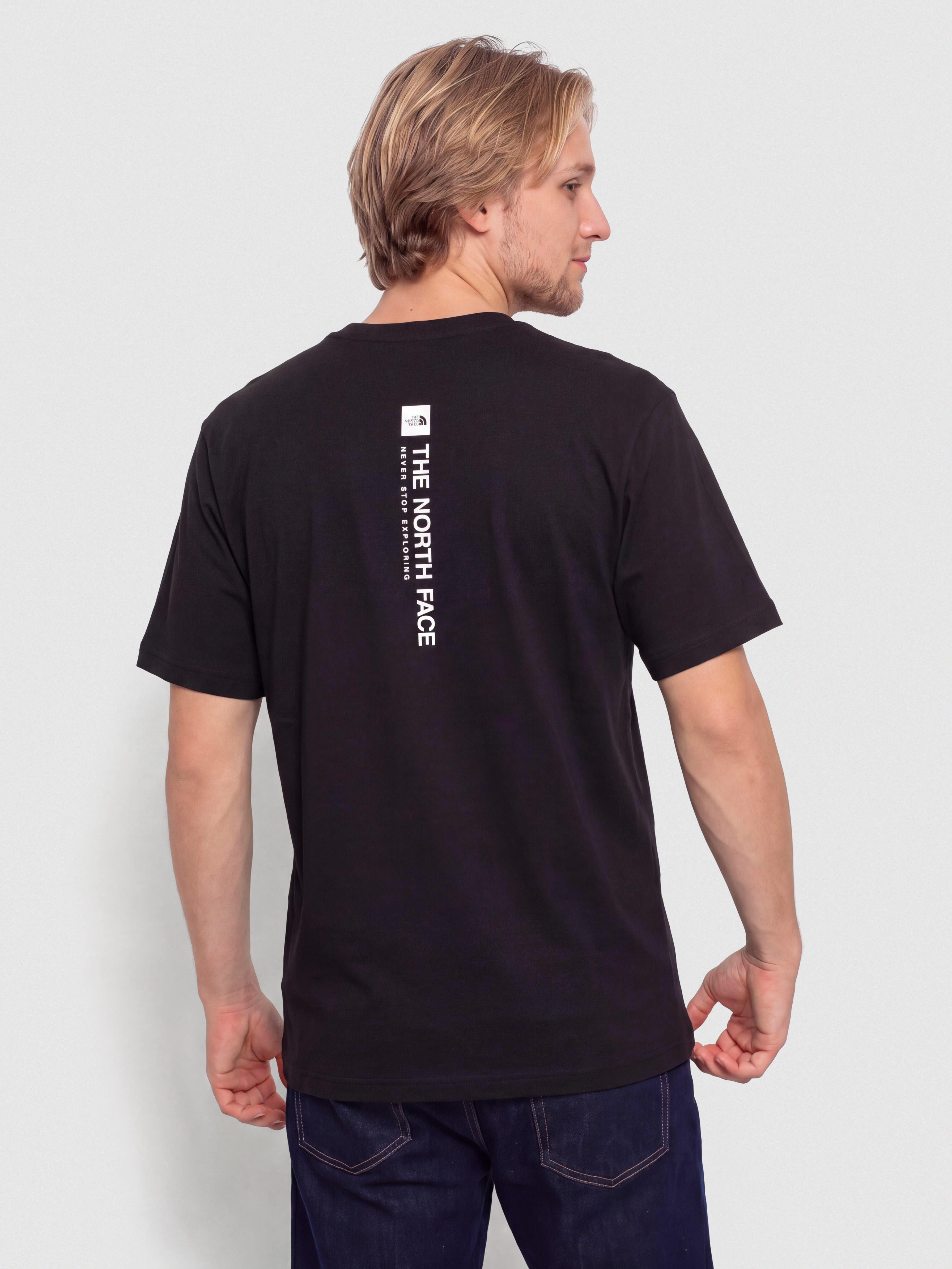 Póló The North Face Vertical Regular (tnf black)