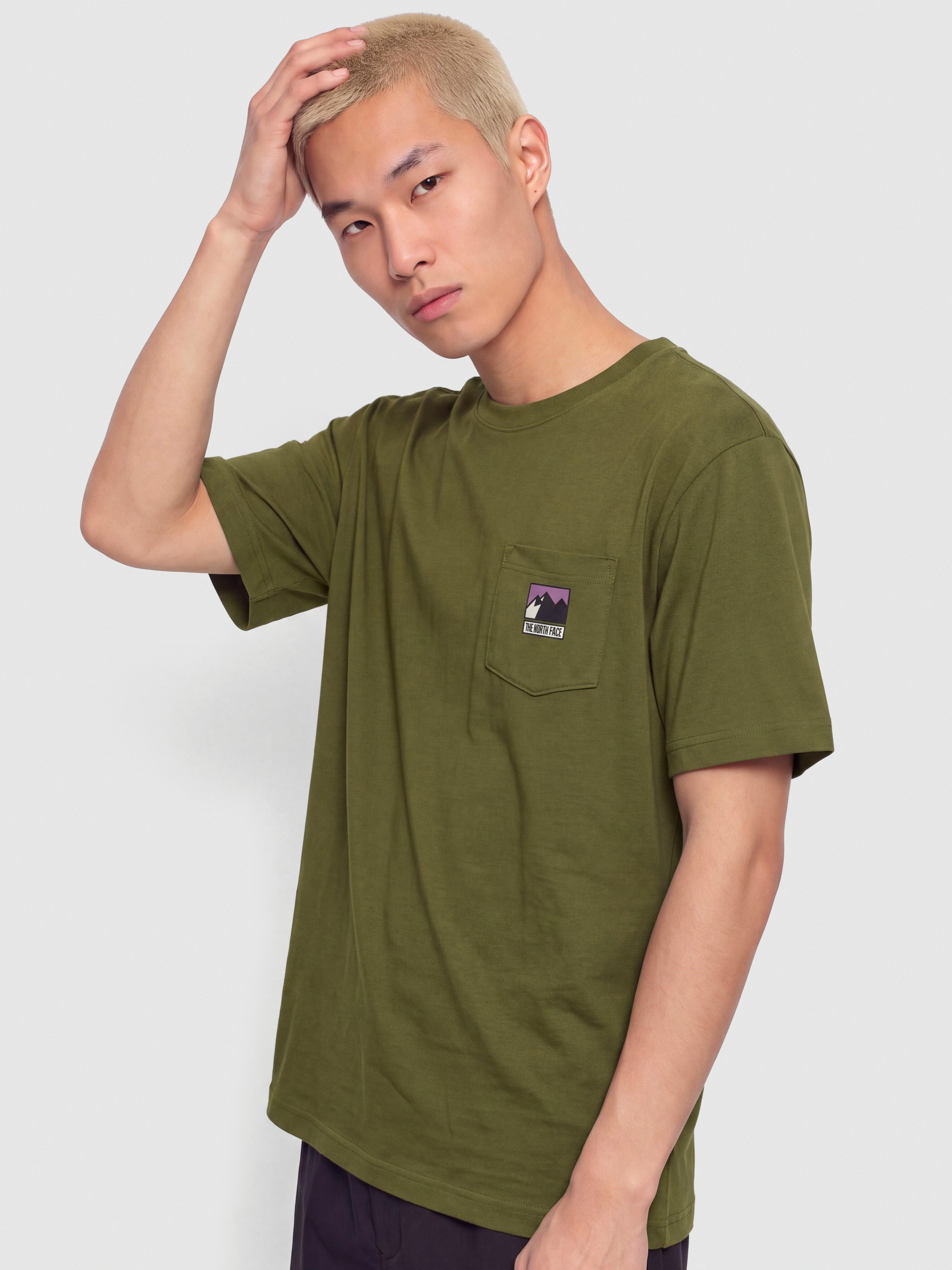 The North Face Mountain Logo Relaxed Pu00f3lu00f3 (woodland green)