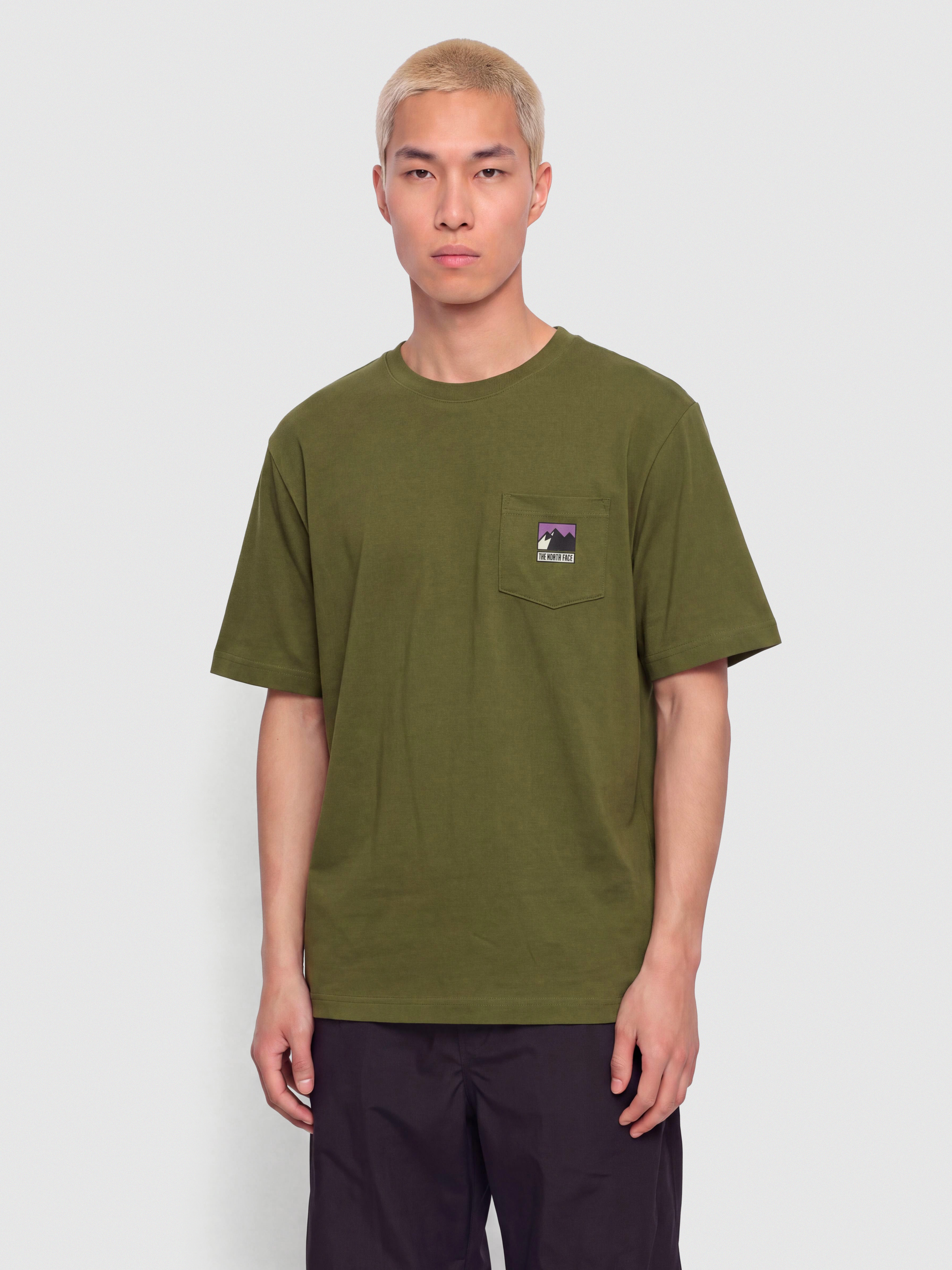 The North Face Mountain Logo Relaxed Póló (woodland green)