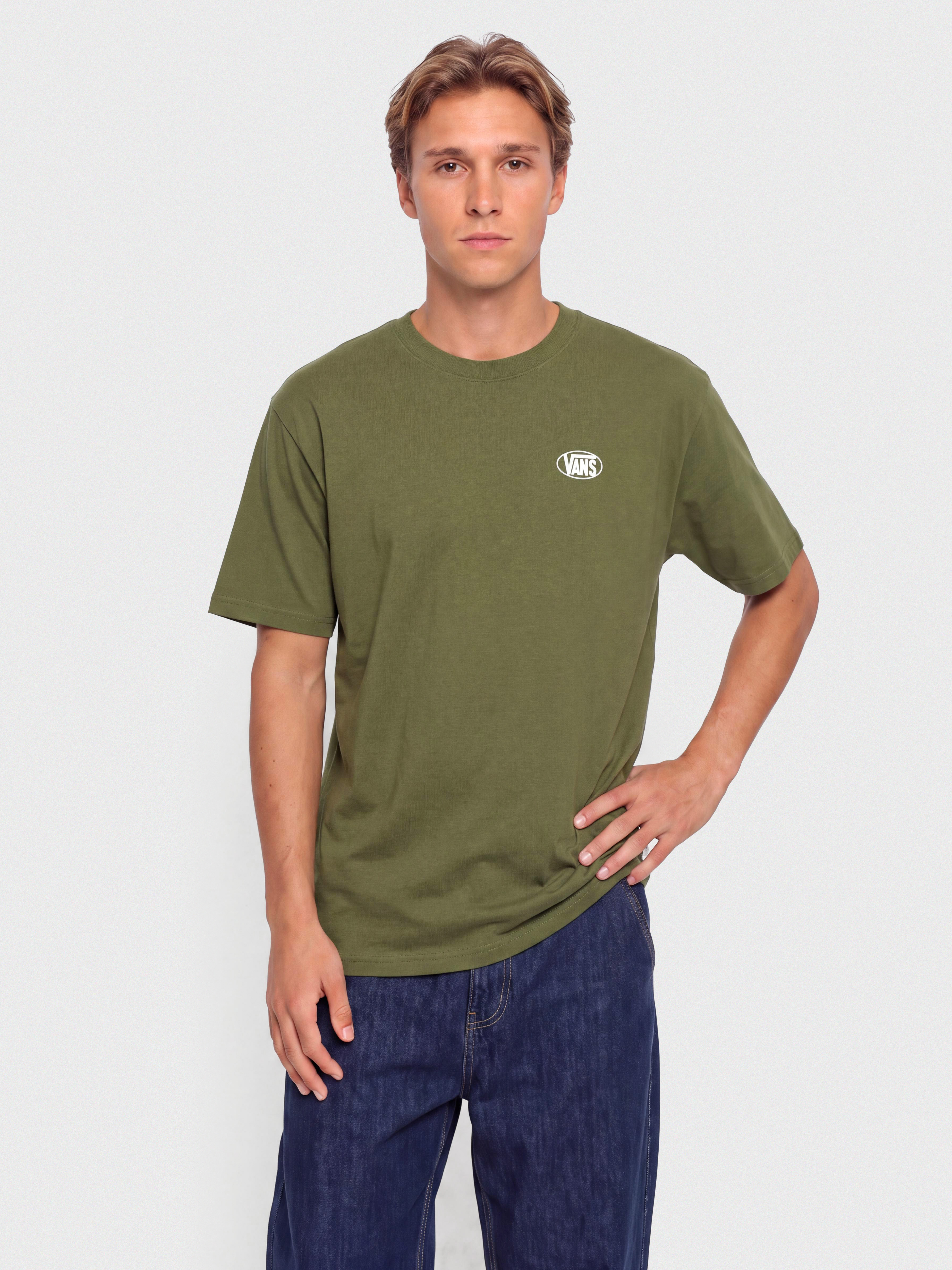 Vans Oval Logo Loose Pu00f3lu00f3 (green balsam)