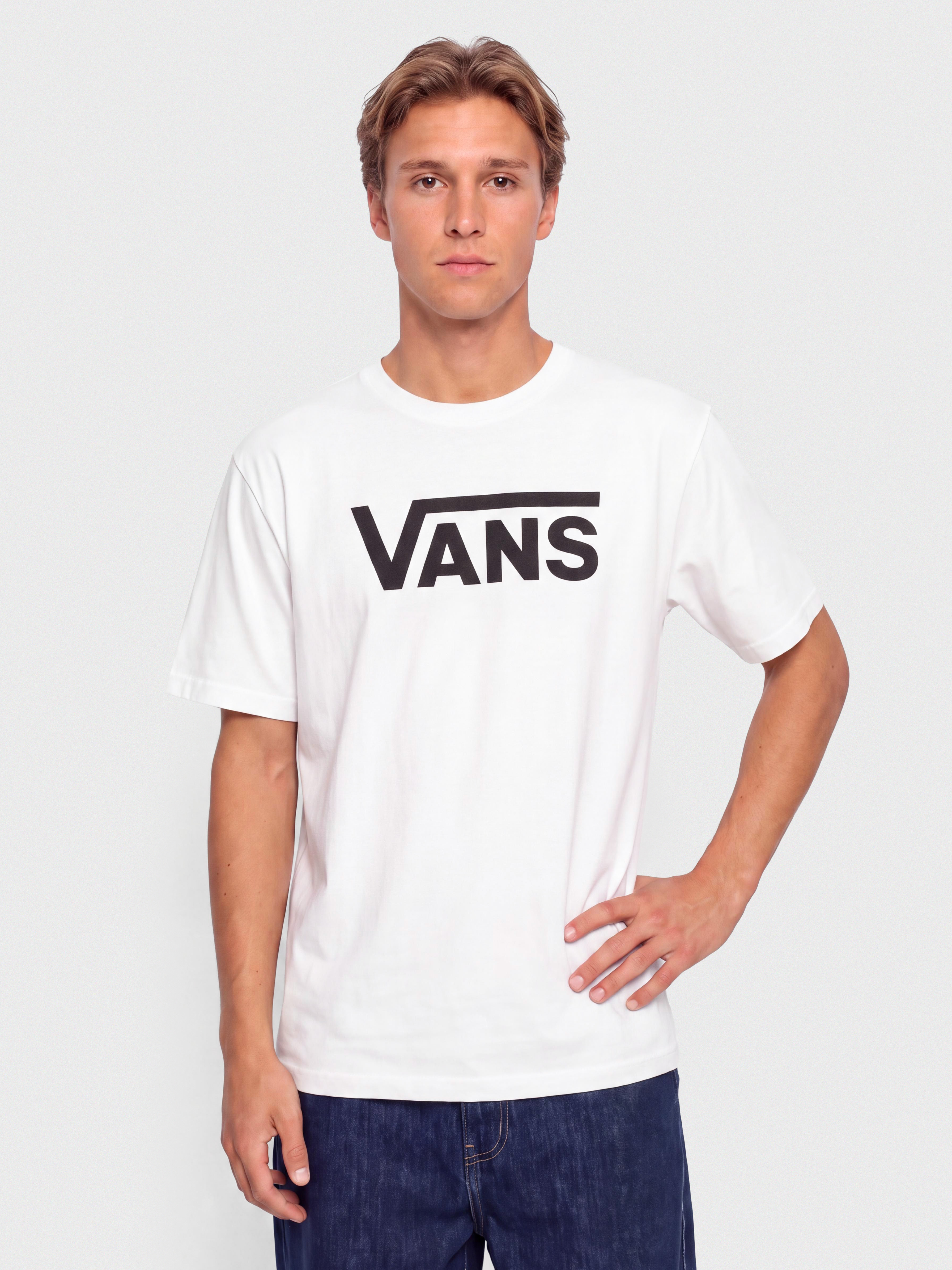 Vans Classic Drop V Póló (white/black)
